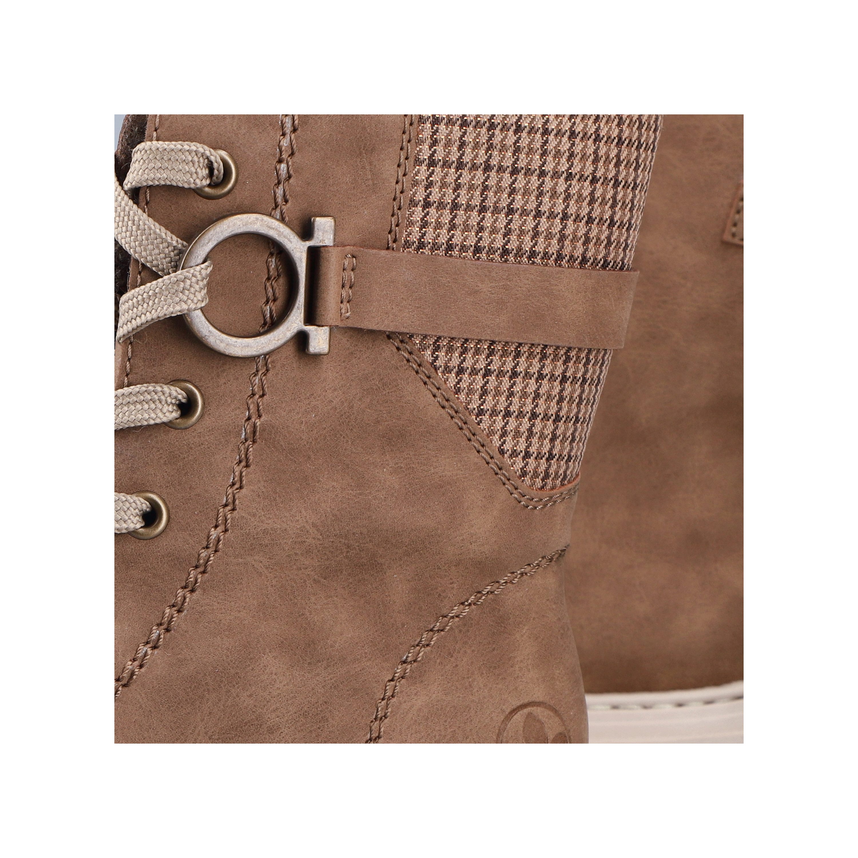 Rieker Schnürboots Schnürstiefelette mit markanter Laufsohle – Bild 2 von 5