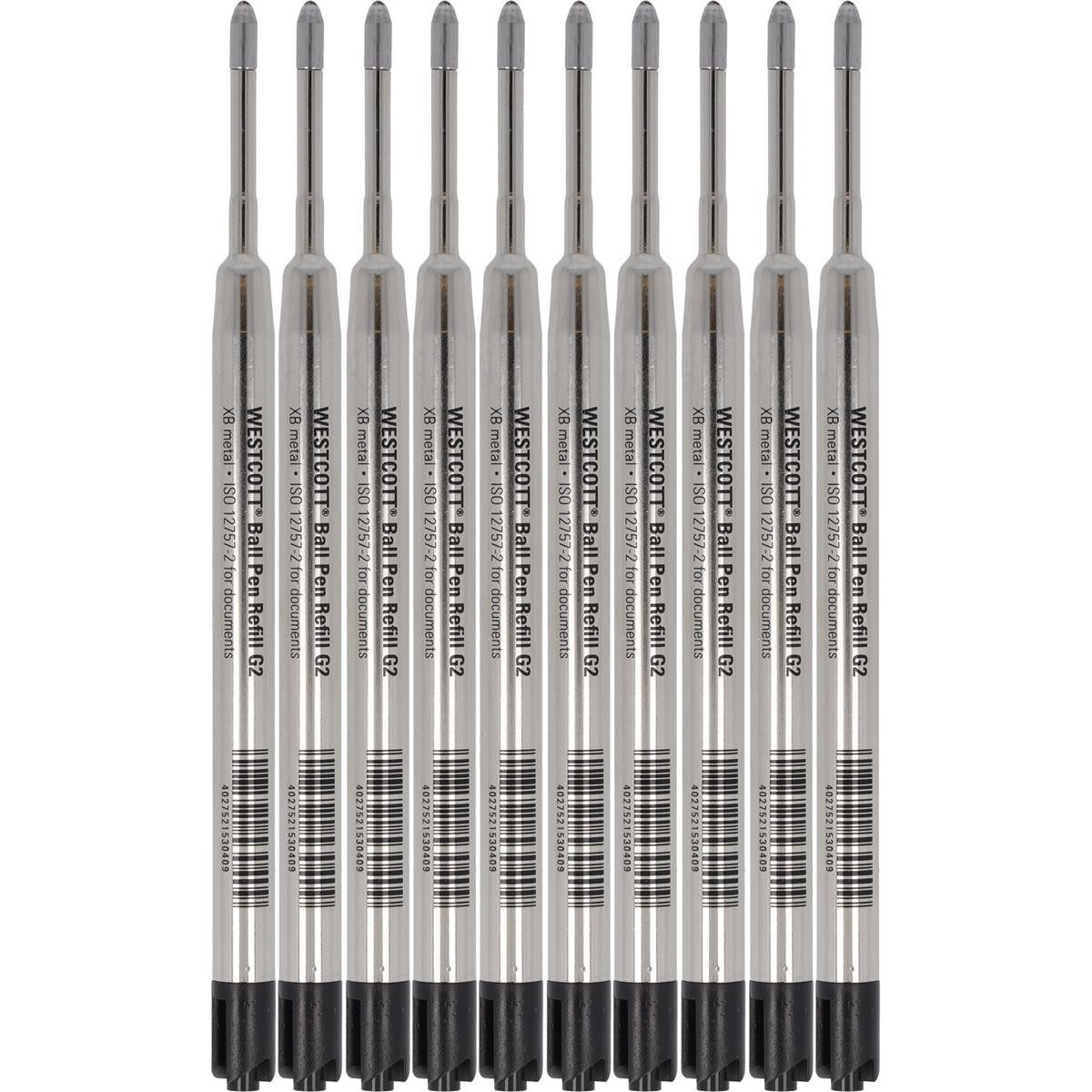 Kugelschreibermine Westcott Kugelschreibermine G2 E-733491 00 Metall sw 10St.