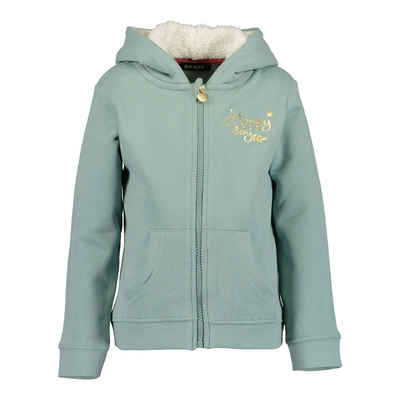 Blue Seven Kapuzensweatjacke (1-tlg) Kinder Mädchen Sweatjacke mit Kapuze - Hoodie Kapuzenjacke Baumwolle