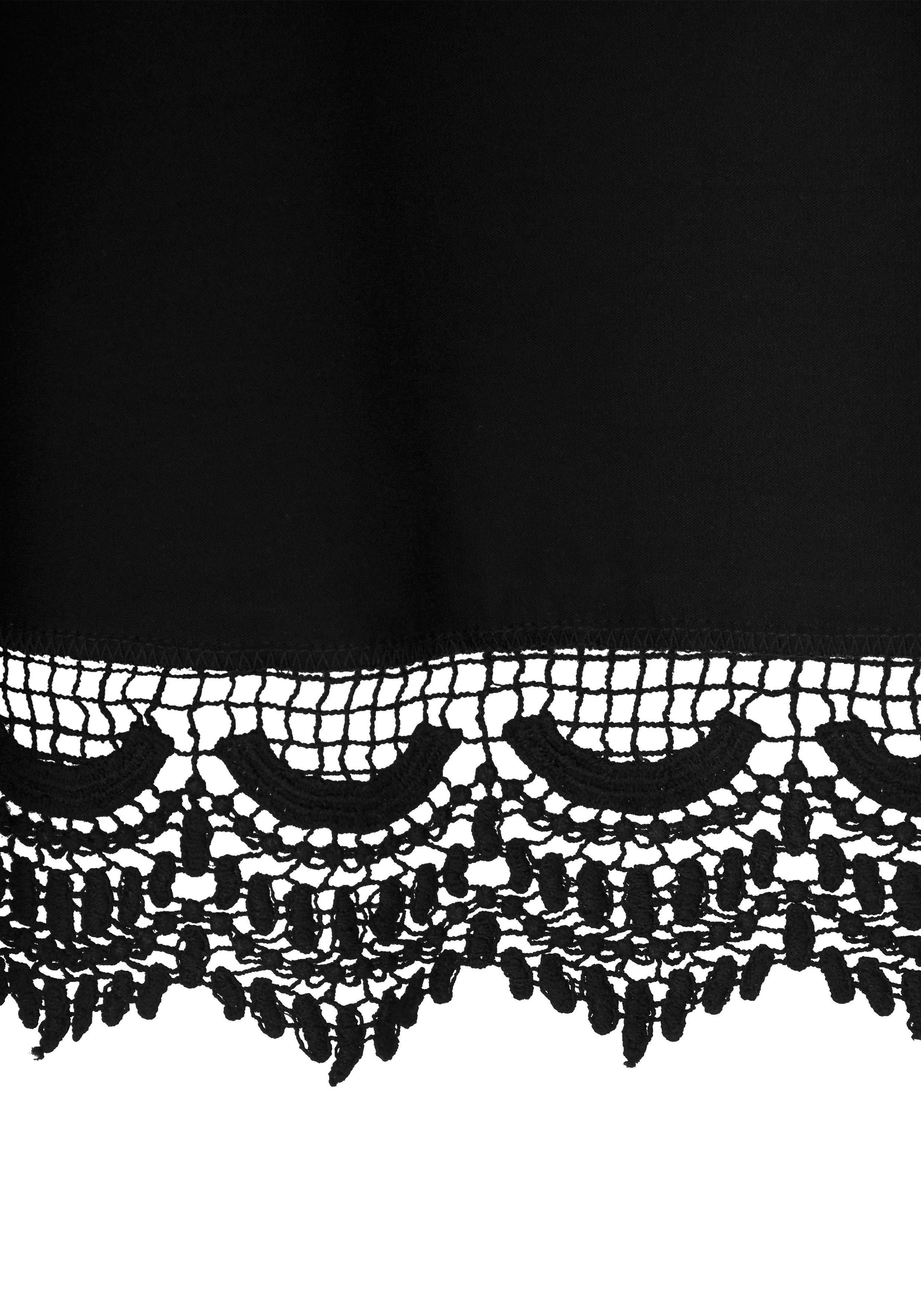 KIDSWORLD Jerseykleid - Spaghettikleide aus Viskose luftiges Jerseykleid, knieumspielende Länge