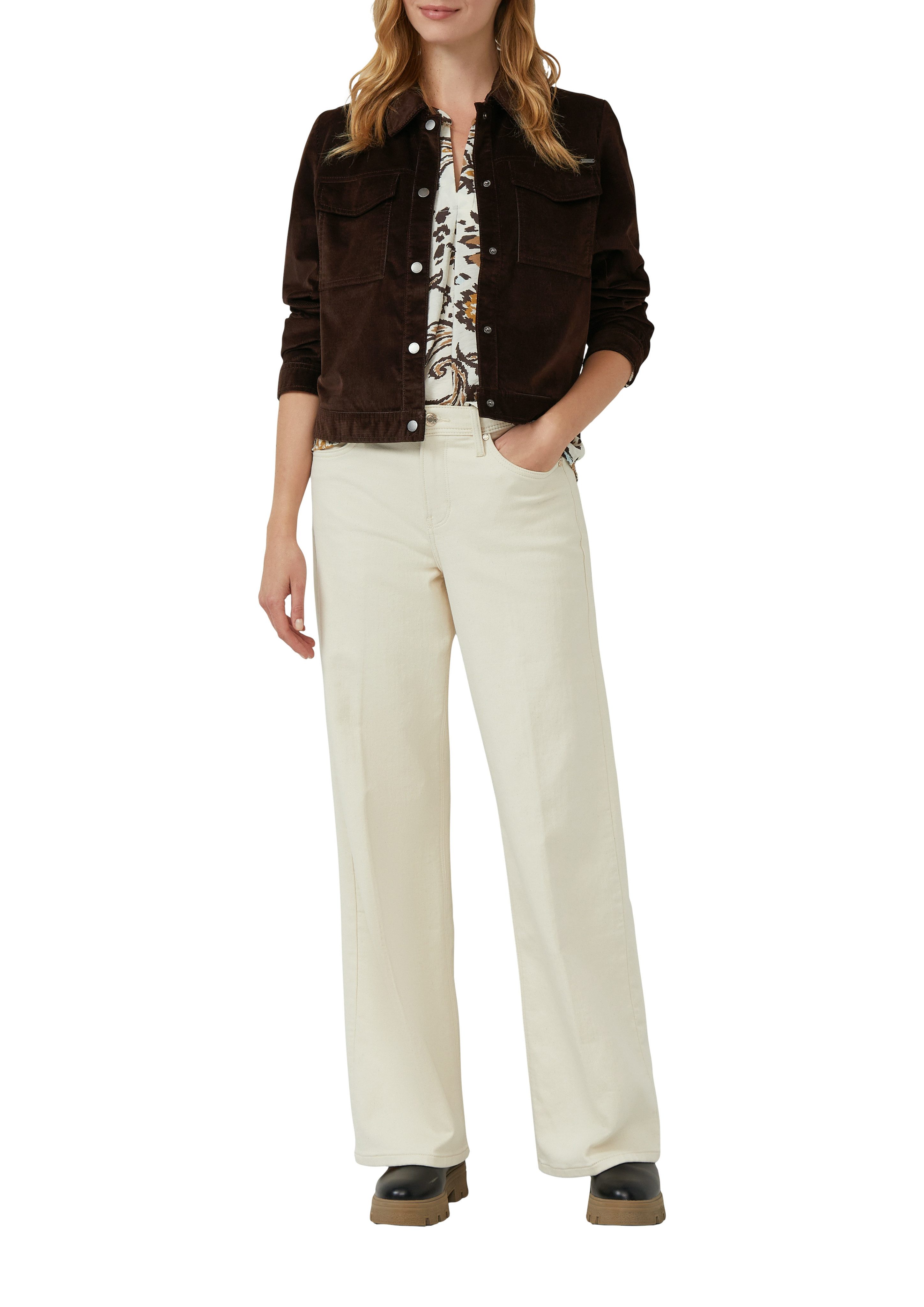 s.Oliver Langarmbluse mit floralen Muster günstig online kaufen