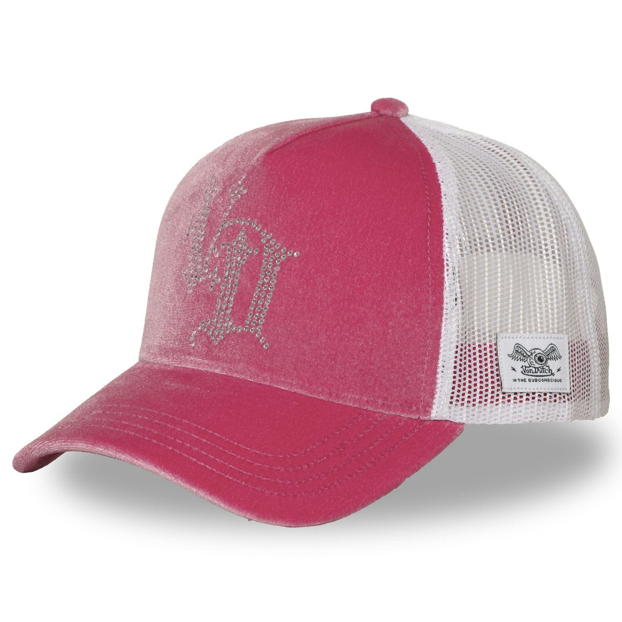 Trucker Cap Von Dutch Originals Trucker Cap VELVET STRASS VD LOGO