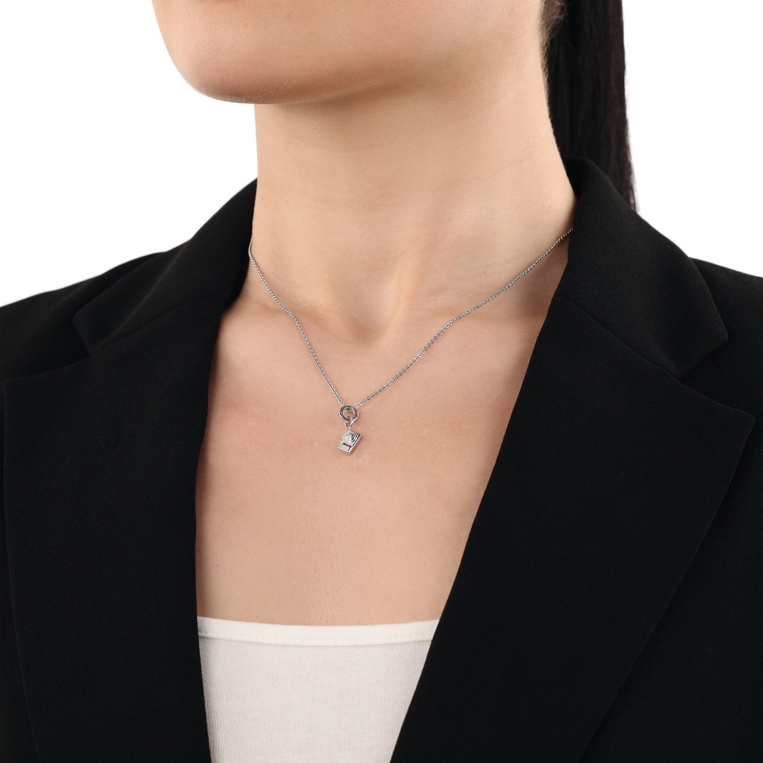 Amor Bead Amor Charm für Damen, 925 Sterling Silber, Kamera (Charm, 1-tlg)