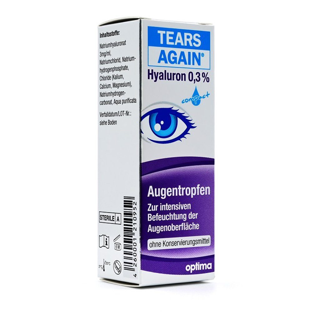 OPTIMA Pharmazeutische GmbH Augenpflege-Set TEARS Again Gel Augentropfen 10 ml