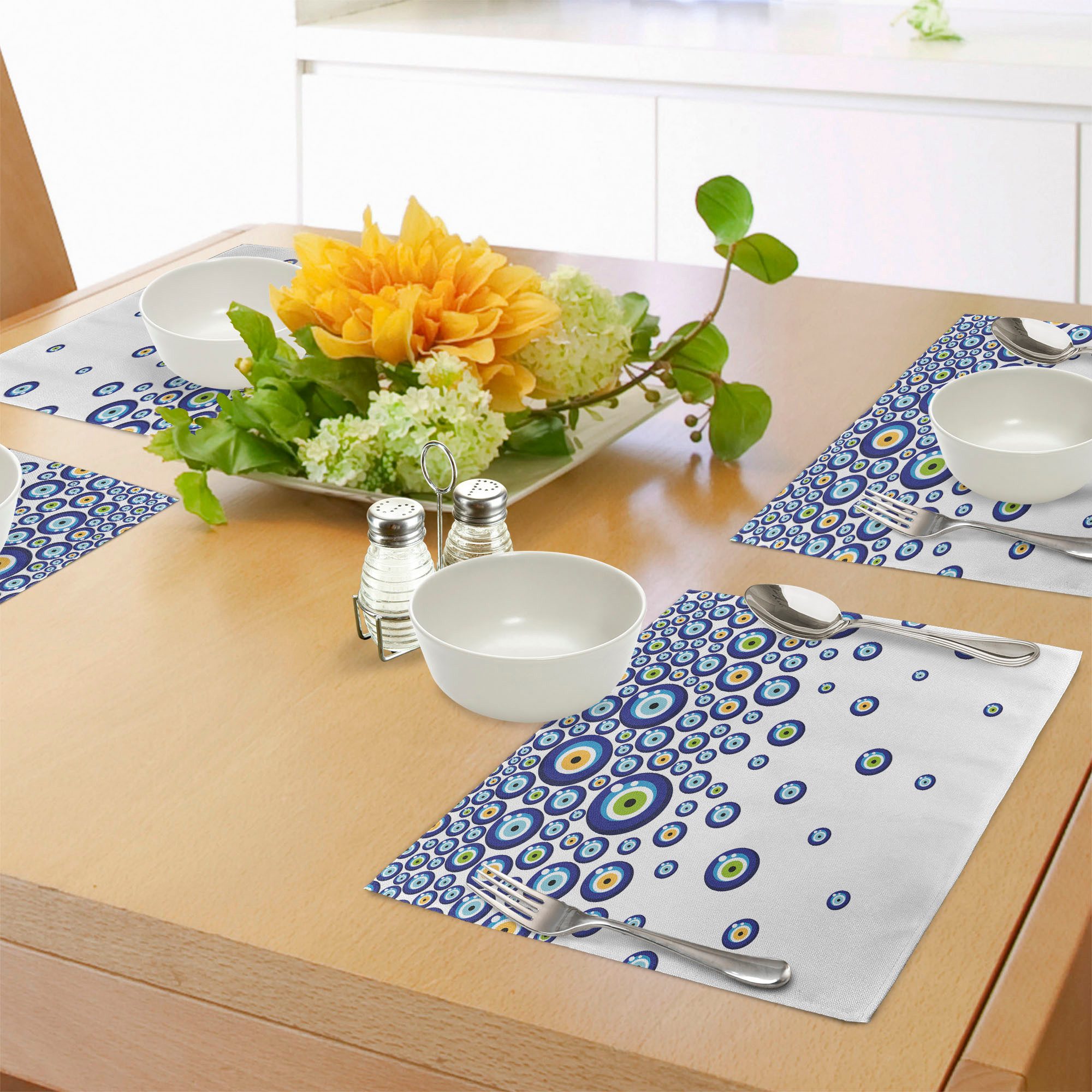 Abakuhaus Platzset Waschbare Stoff Esszimmer Küche günstig online kaufen