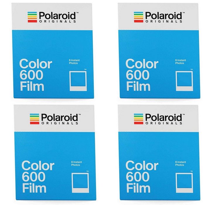 1A PHOTO PORST 4x Polaroid Sofortbildfilm Color 600 für Sofortbildkamera