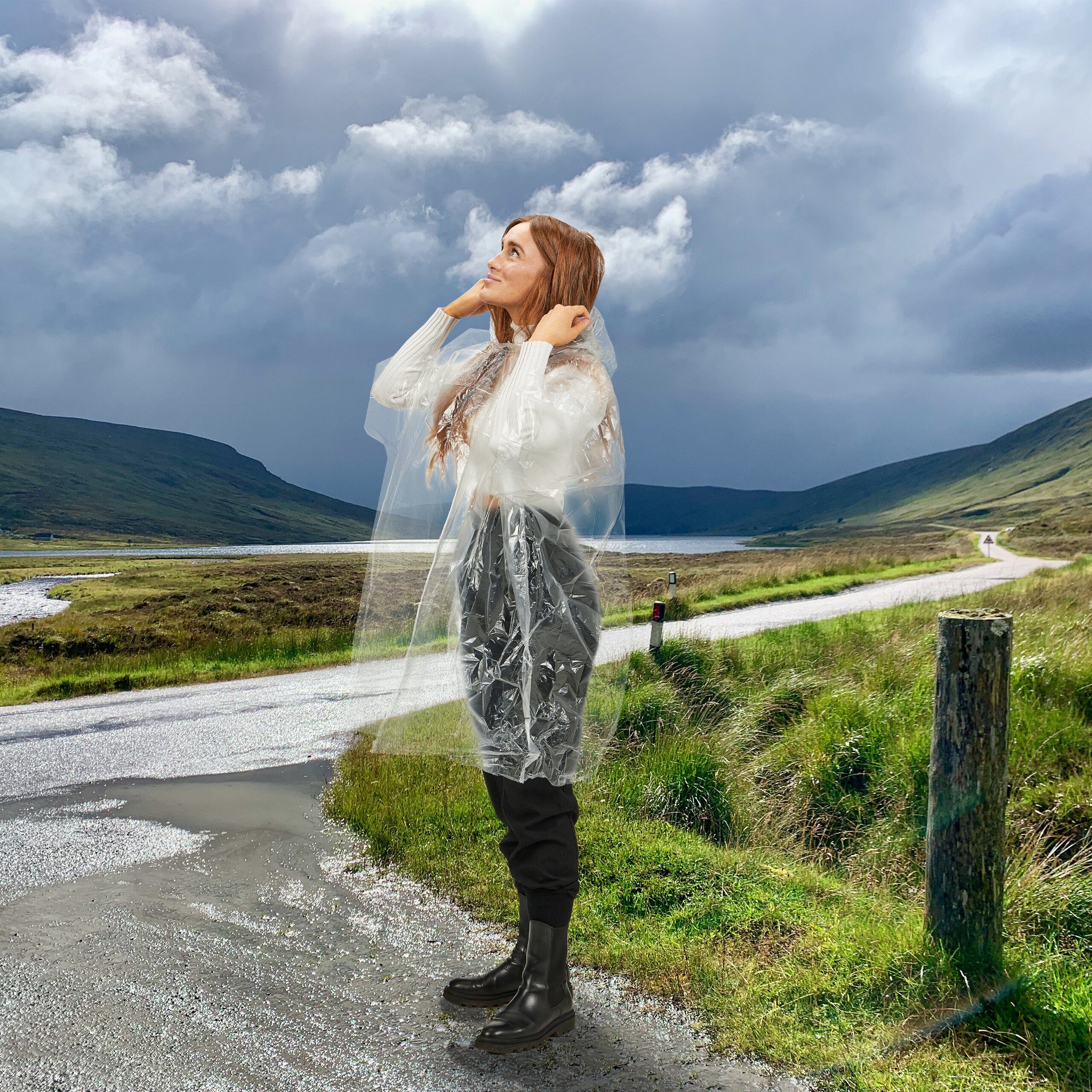 relaxdays Regenponcho Einweg Regenponcho 13er Set transparent günstig online kaufen