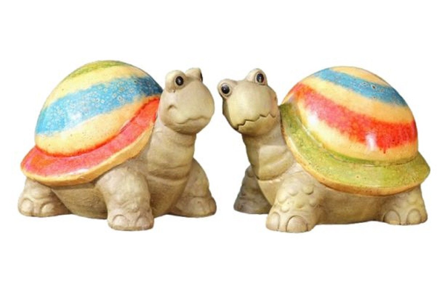 BOLTZE GRUPPE GmbH Tierfigur Schildkröte Gartenfigur Terrakotta bunt 20x15x16 cm Stückpreis