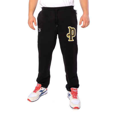 PUMA Jogginghose Hose Puma Team Sweatpants elastischer Hosenbund mit Kordelzug