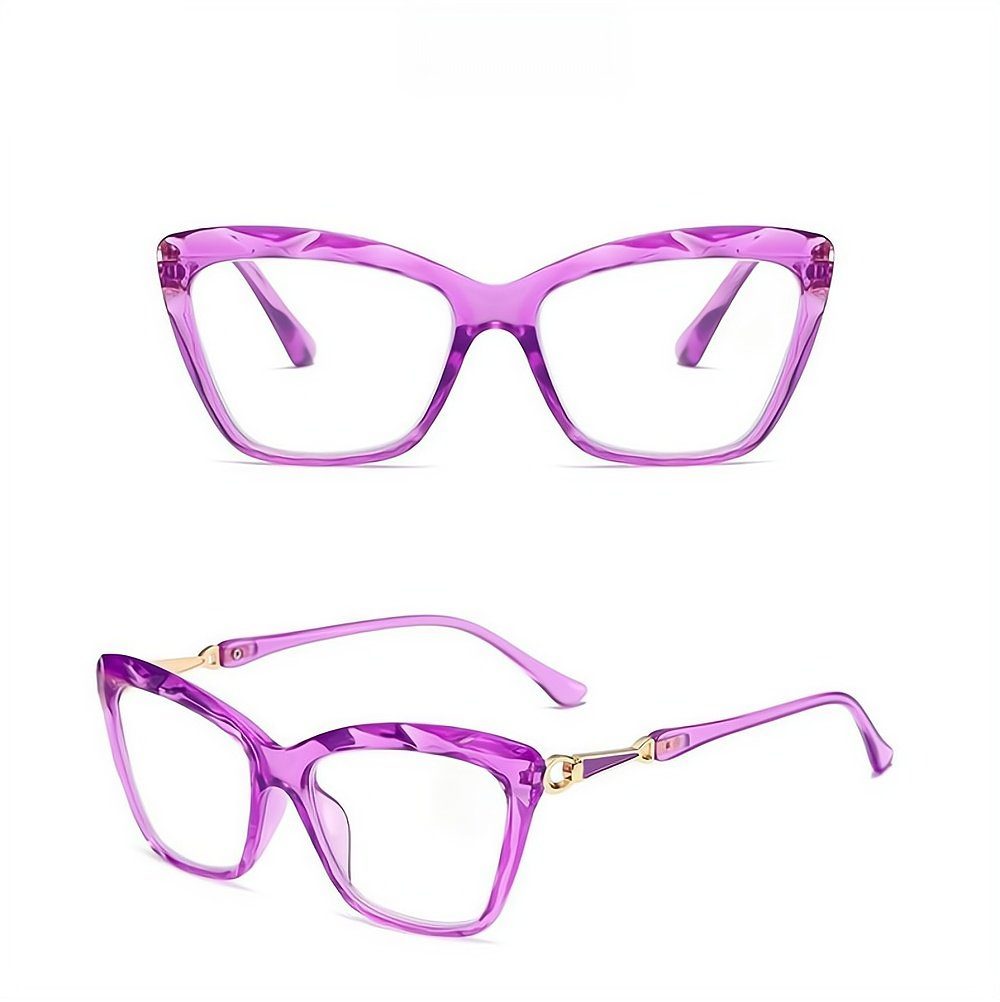PACIEA Lesebrille Damen Cat Eye Anti Blaulicht Computer Gaming Schutz