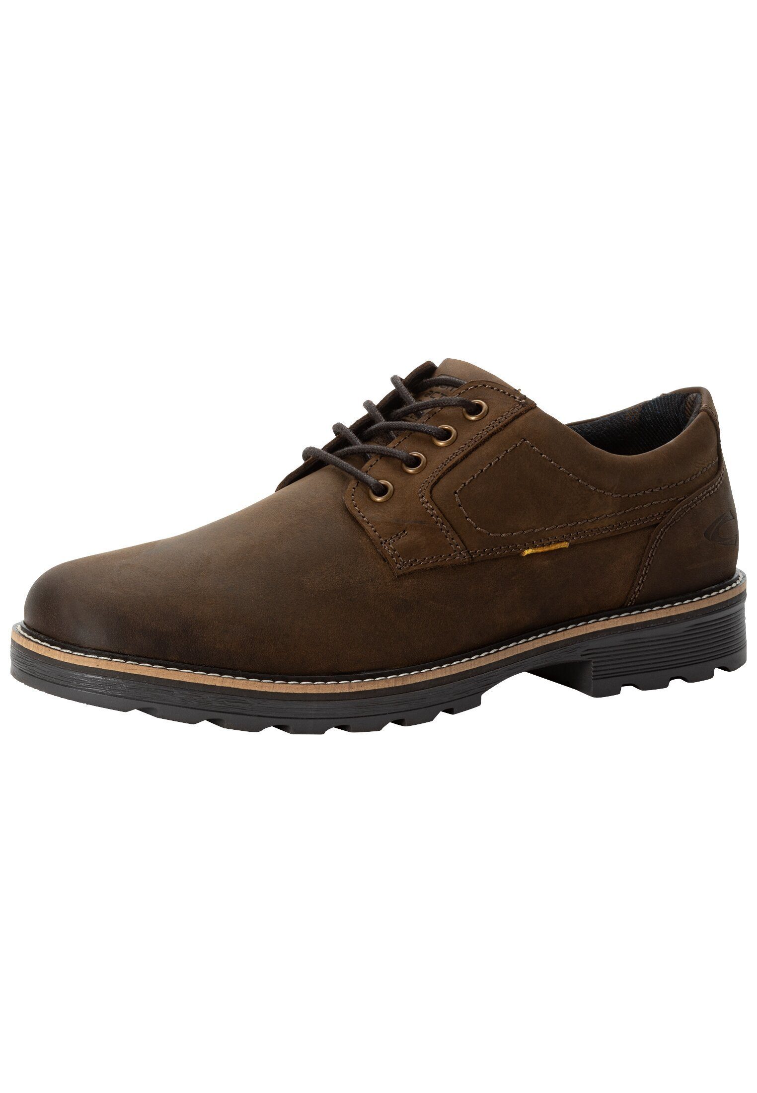 camel active aus Nubukleder Schnürschuh