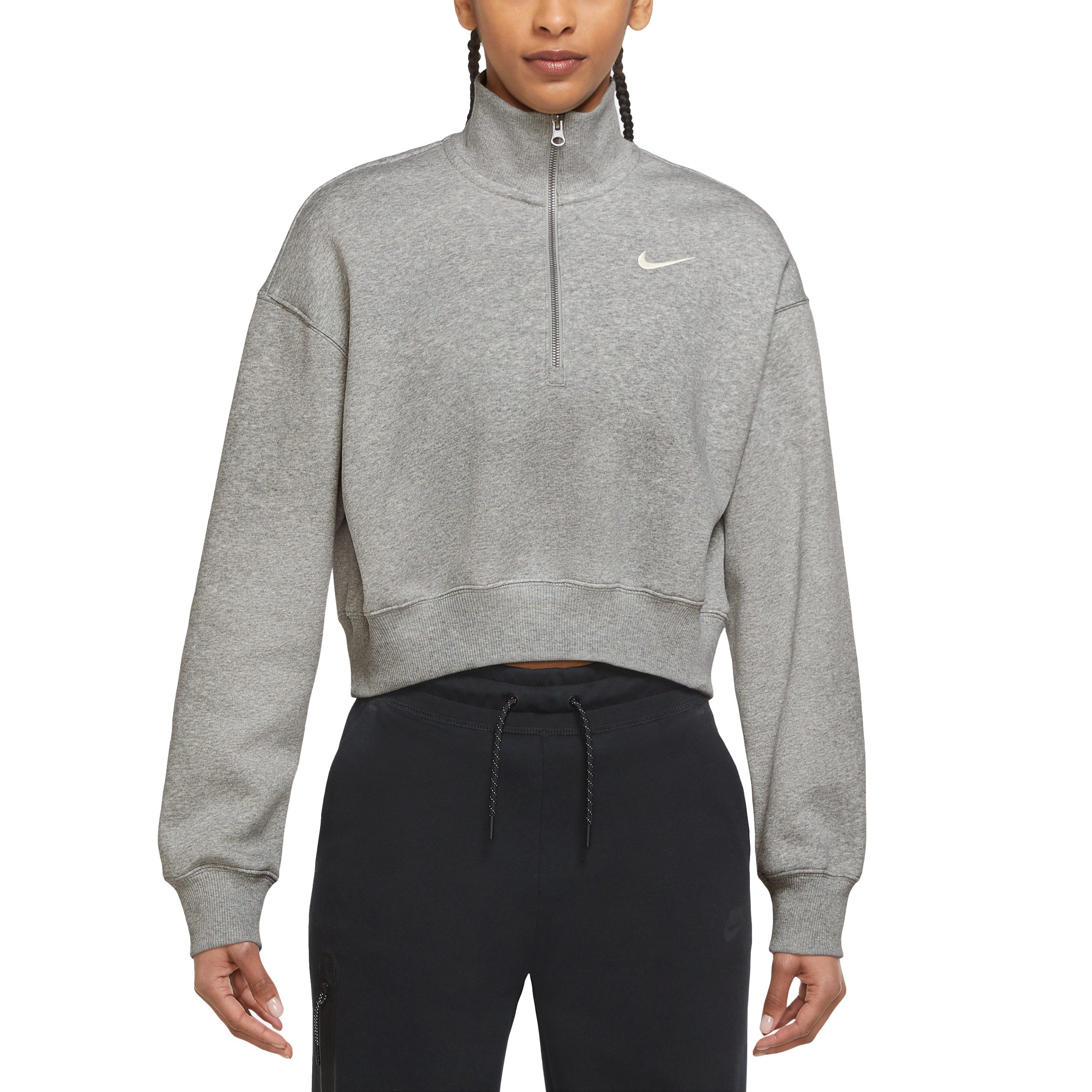 Fleecepullover Nike Damen Pullover Oversize 1/2-Zip Phoenix FL. Sweatshirt DQ5767