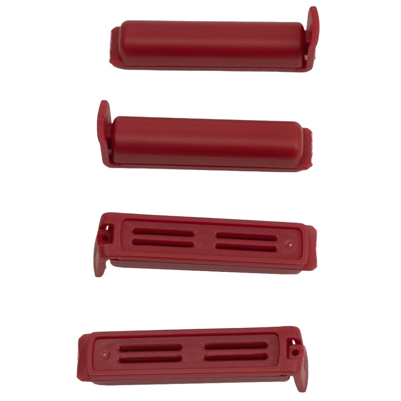 Excellent Houseware Verschlussklammer Frischhalteclips Set 24-teilig mit Box, Bunte Tütenclips in 3 Größen (24tlg.-Set), 8x Klein (6,4 cm), 8x Mittel (8,5 cm),  – Bild 4 von 5