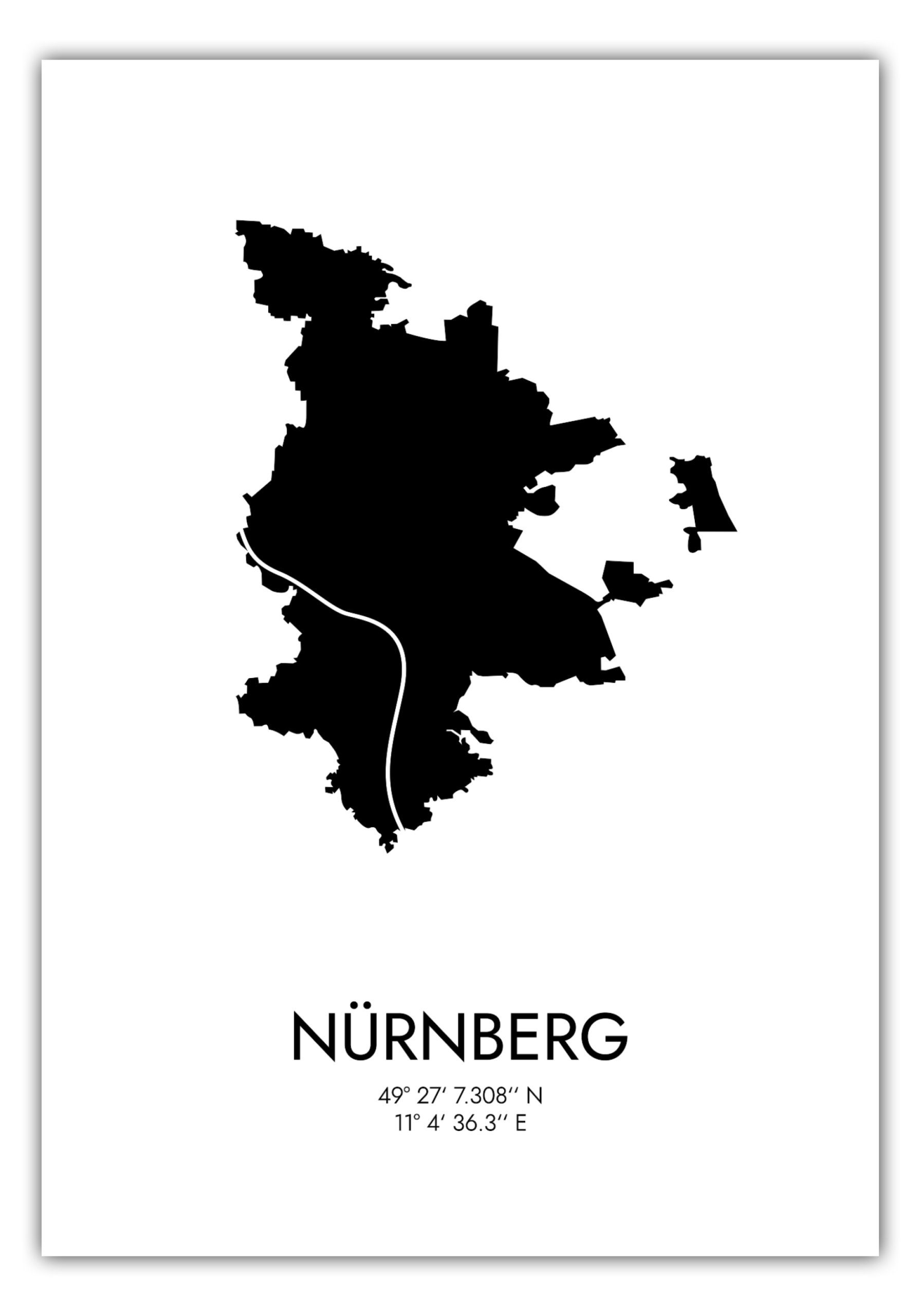 MOTIVISSO Poster Nürnberg Koordinaten #3