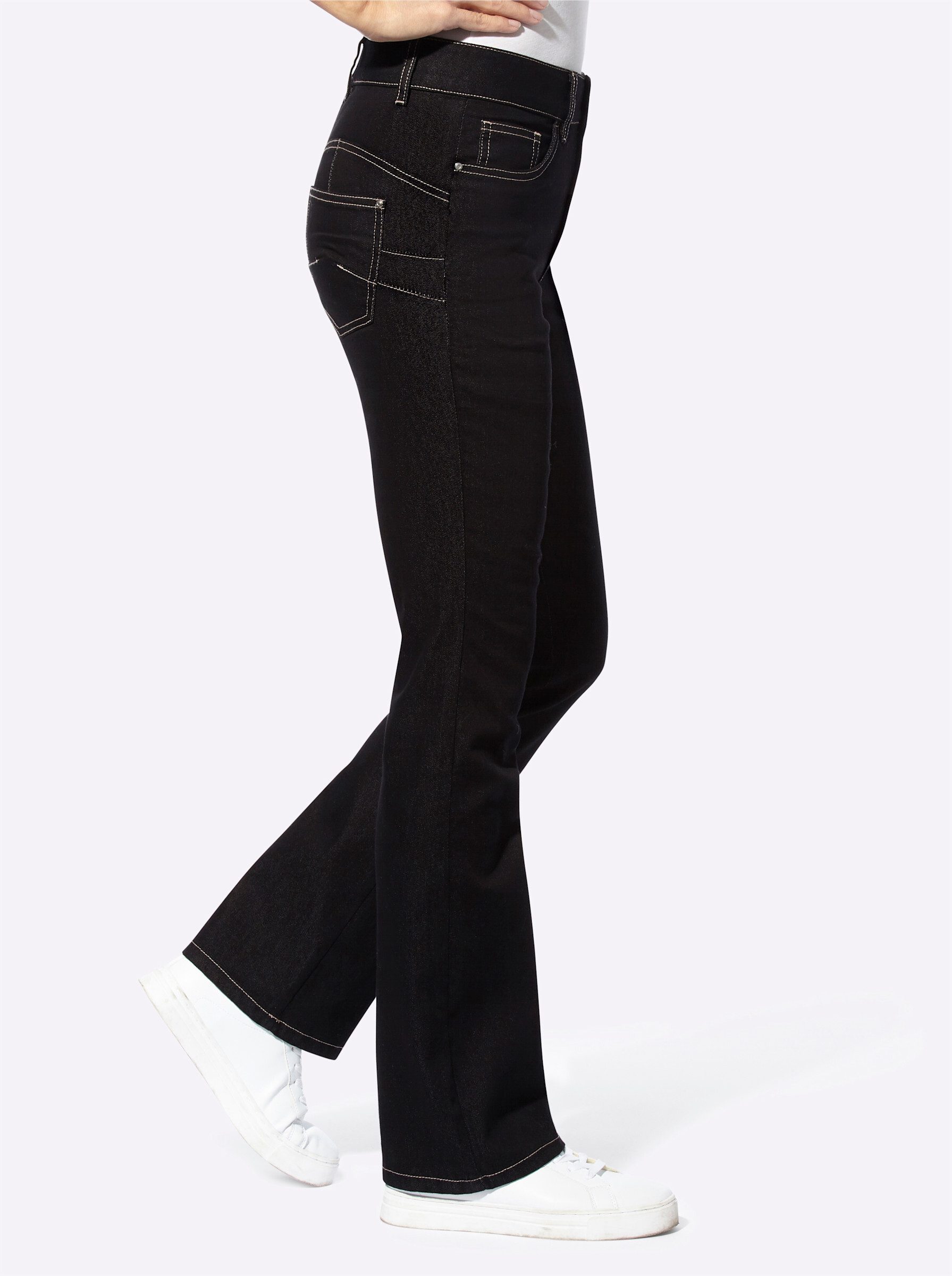 Sieh an! Bequeme Jeans Bootcut-Jeans günstig online kaufen