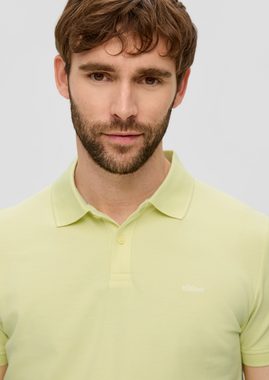 s.Oliver Kurzarmshirt Poloshirt aus reiner Baumwolle