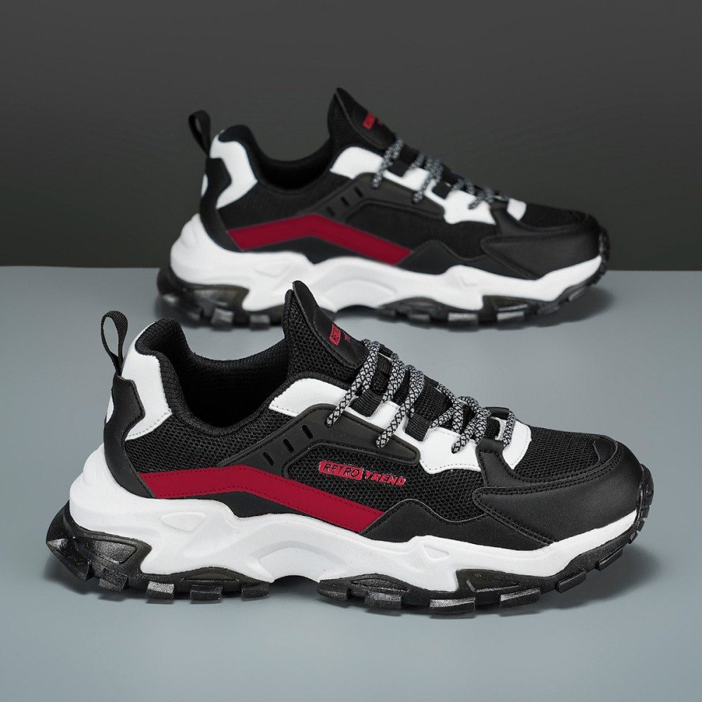 HUSK'SWARE Sneaker (EVA + TPR sorgen für hervorragende Dämpfung und Rückfederung., Schweinsleder kombiniert mit Mesh) Leicht, atmungsaktiv, rutschfest und antibakteriell