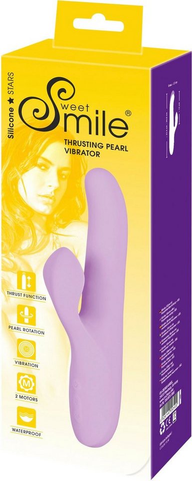 Smile Rabbit-Vibrator, Stoßvibrator mit Klitorisvibrator