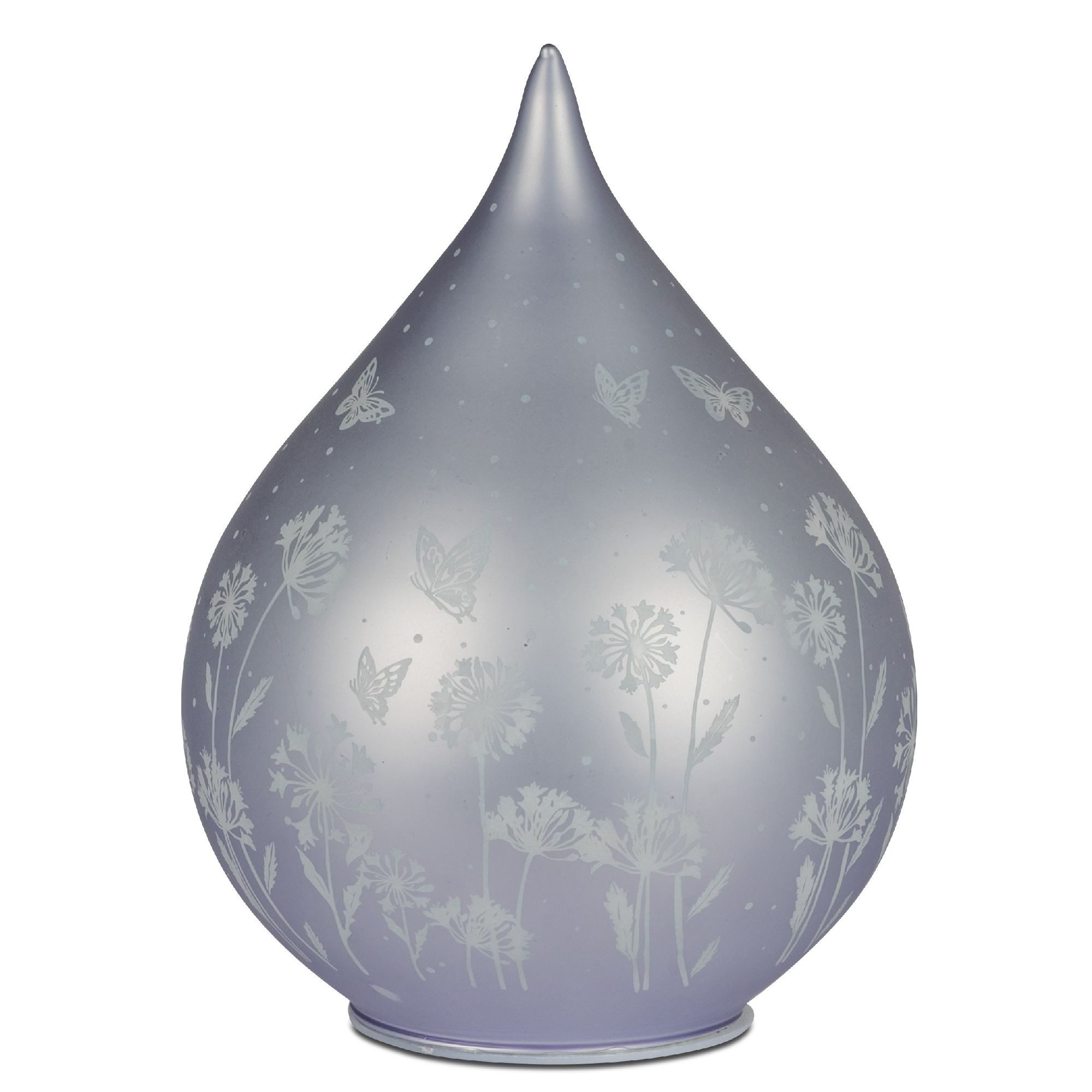 formano Nachttischlampe Blumenwiese, Mit Timerfunktion, Lila, Motiv: Blumenwiese