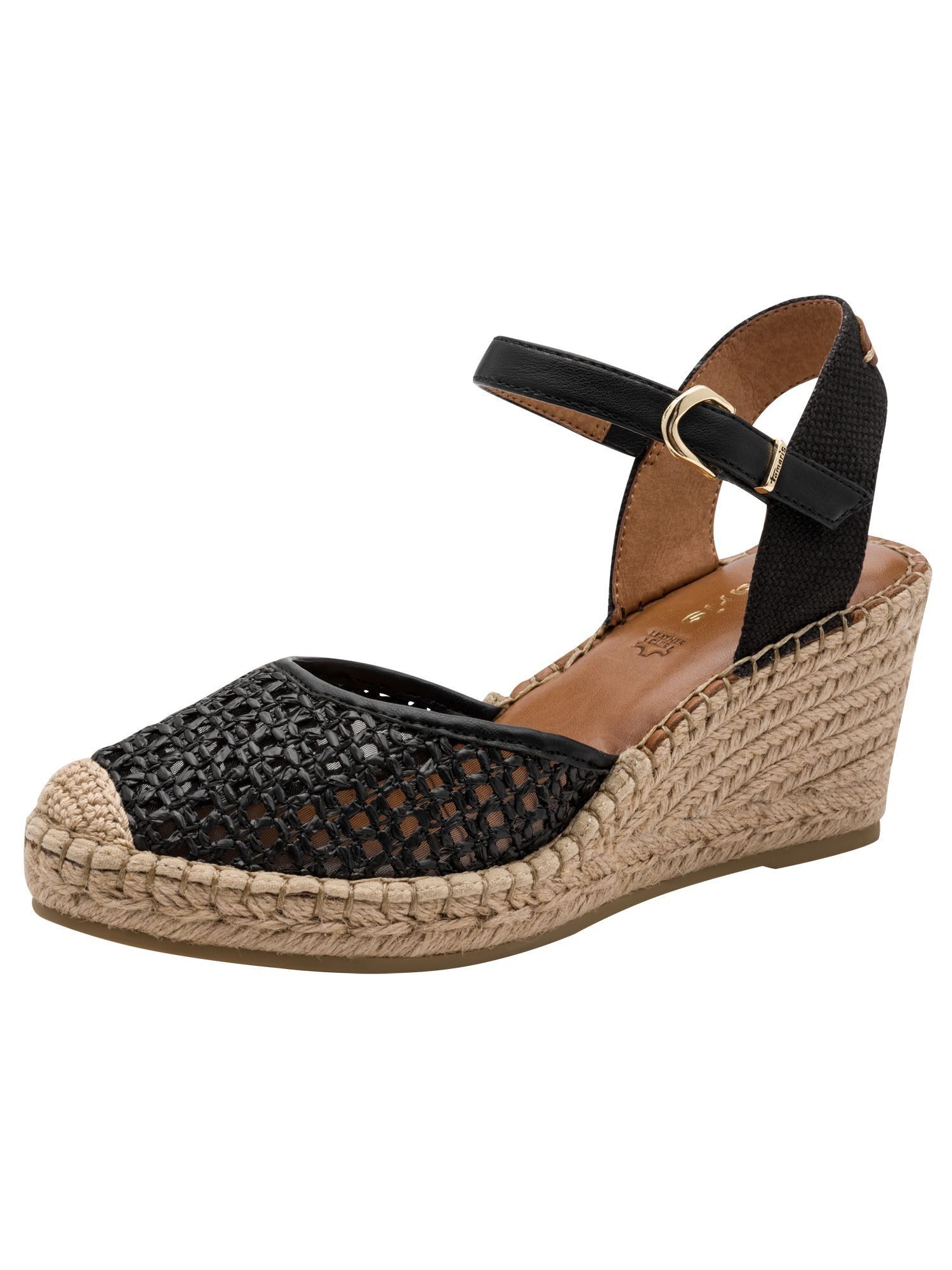 Tamaris ANTIslide, TOUCH-IT mit Absatz Keilabsatz Espadrille ANTIslide
