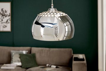 riess-ambiente Hängeleuchte CHROME BALL 32cm chrom, ohne Leuchtmittel, Wohnzimmer · Metall · Kugel · Esszimmer · Modern