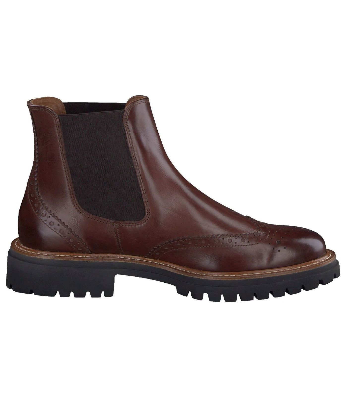 Paul Green Stiefelette Leder/Textil Stiefelette Braun