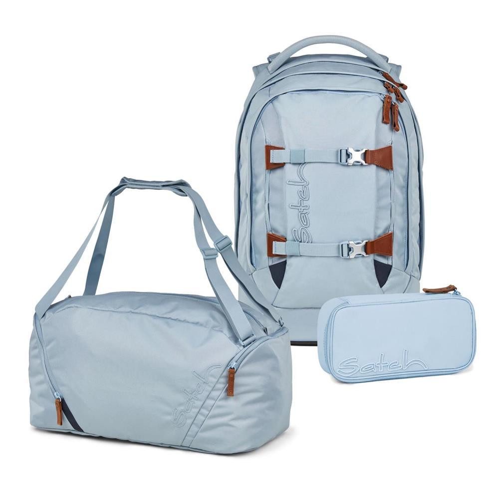 Satch Schulrucksack Pack (3tlg, inkl. Schlamperbox und Sporttasche)