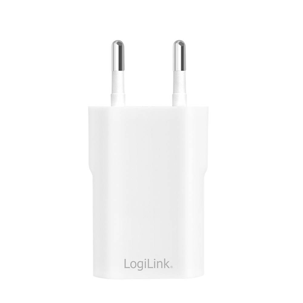 LogiLink USB-Steckdosenadapter, 1x USB-A, 5 W PA0093B USB-Ladegerät