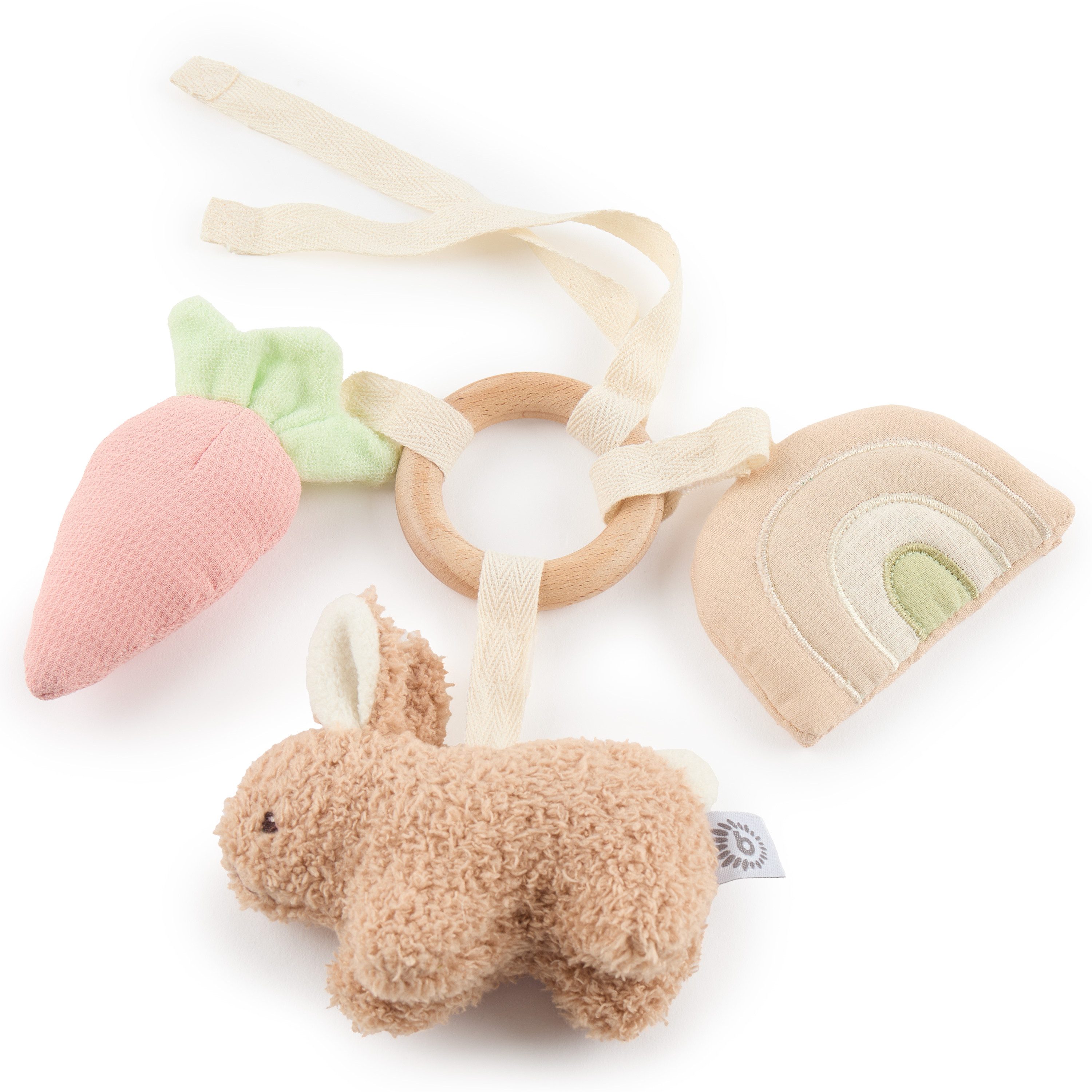 BIECO Plüschfigur Bieco Activity Spielzeug Hase Fine Plüschrassel günstig online kaufen