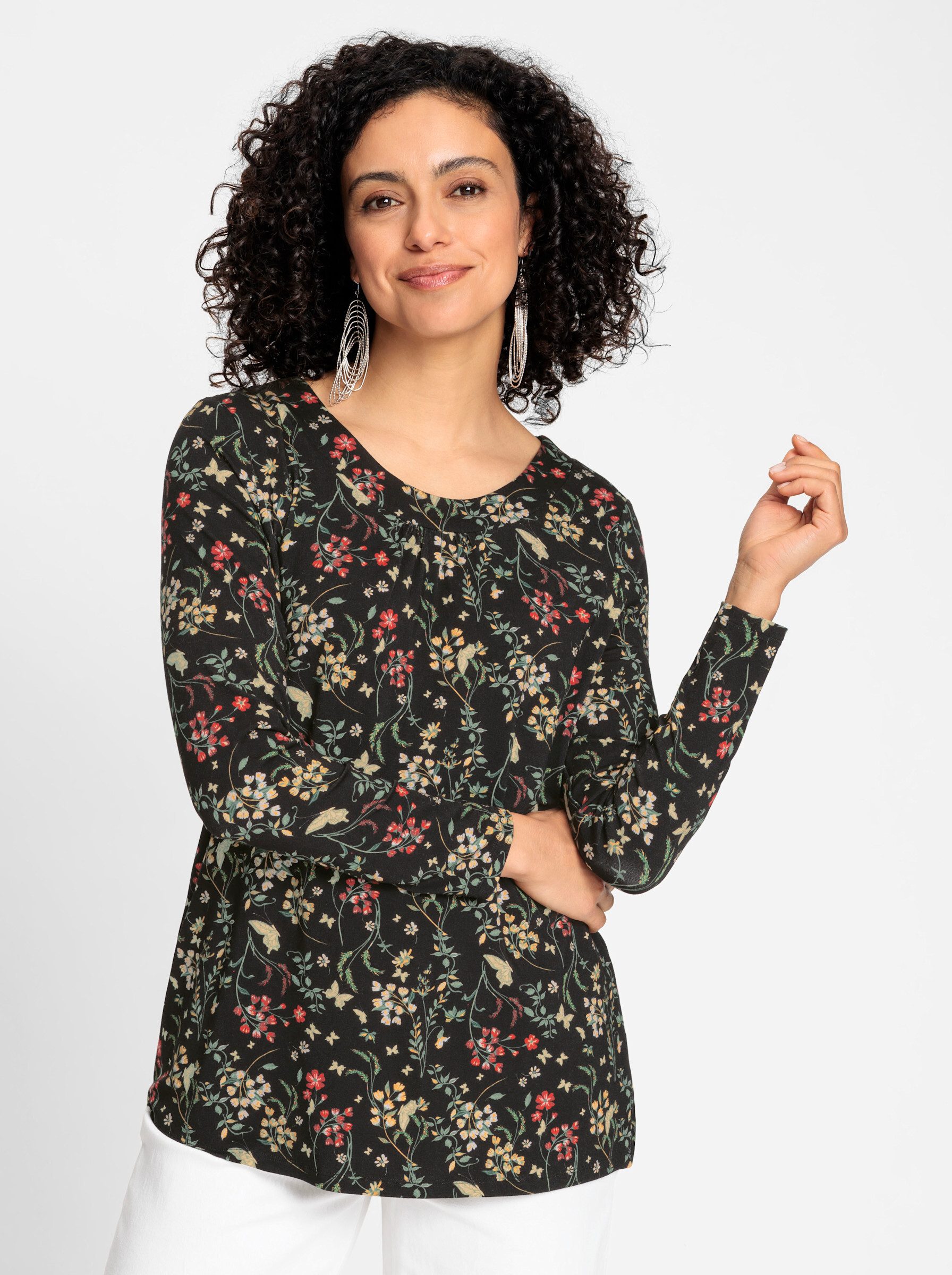 T-Shirt Shirttunika Langarm