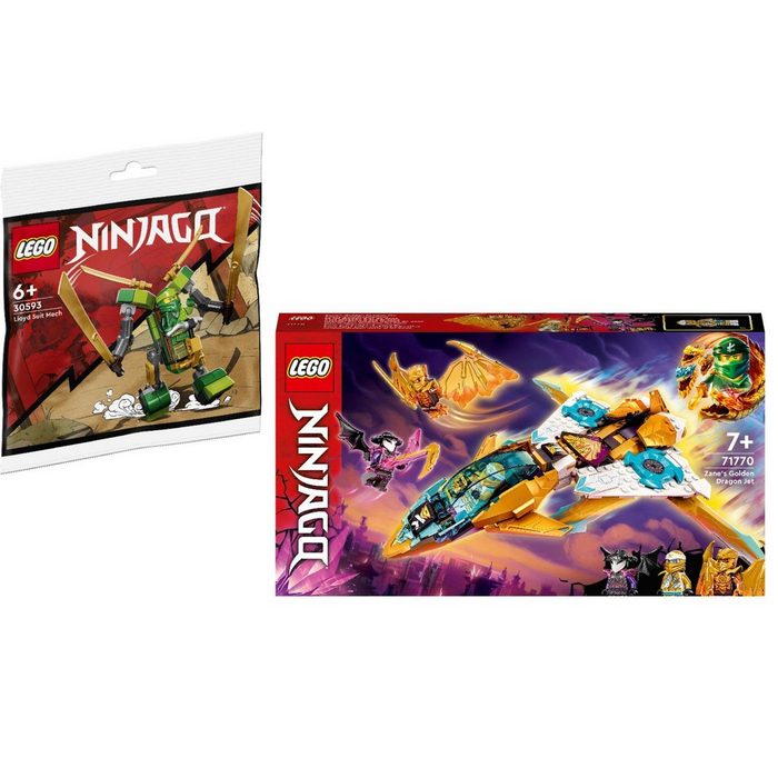 LEGO® Konstruktions-Spielset Ninjago 2er Set: 30593 Lloyds Mech Polybag + 71770
