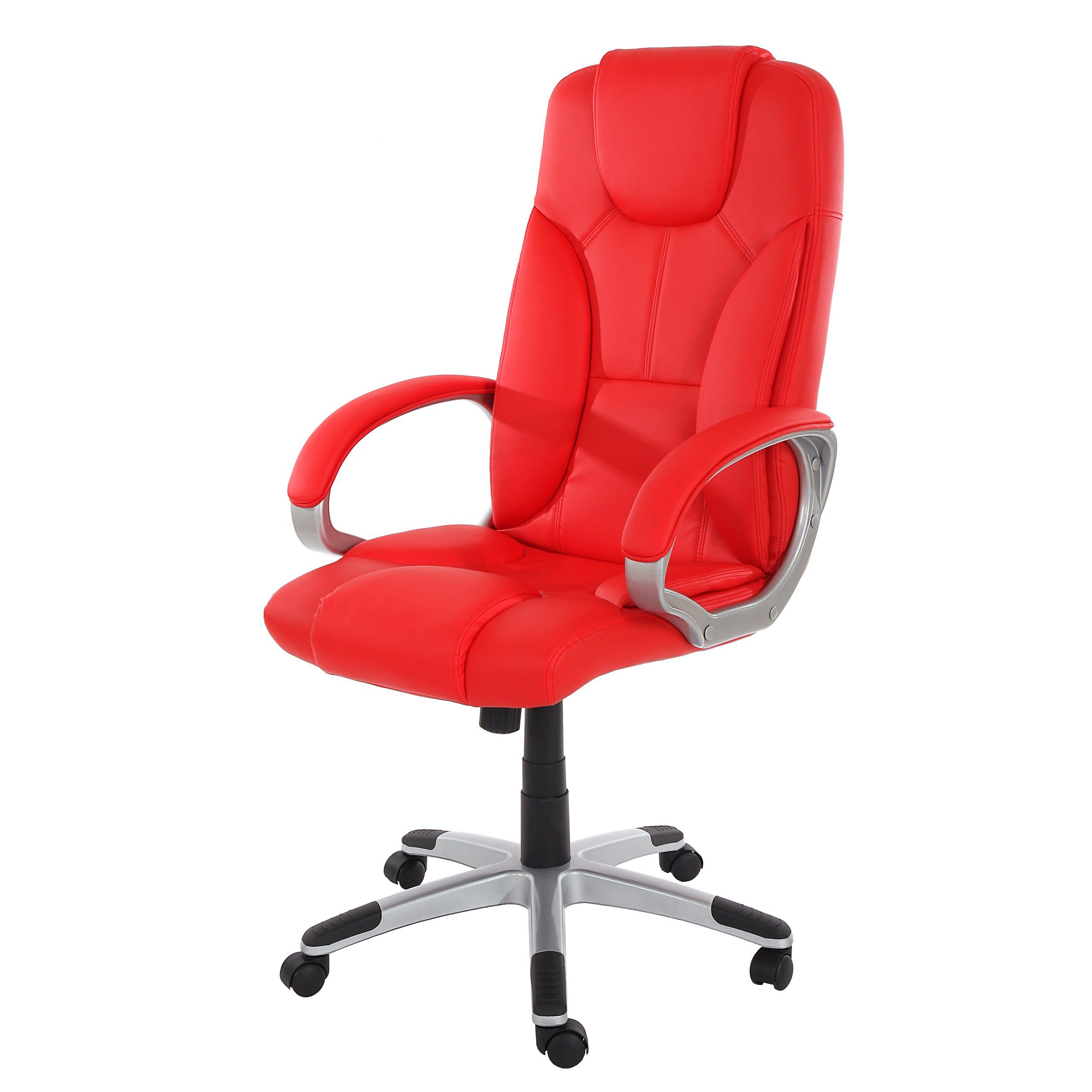 MCW Schreibtischstuhl Catanzaro, Zusätzliche Oberschenkelpolsterung, Sitz- und Rückenfläche ergonomisch