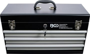 BGS technic Werkzeugkoffer Metall-Werkzeugkoffer, leer, 3 Schubladen