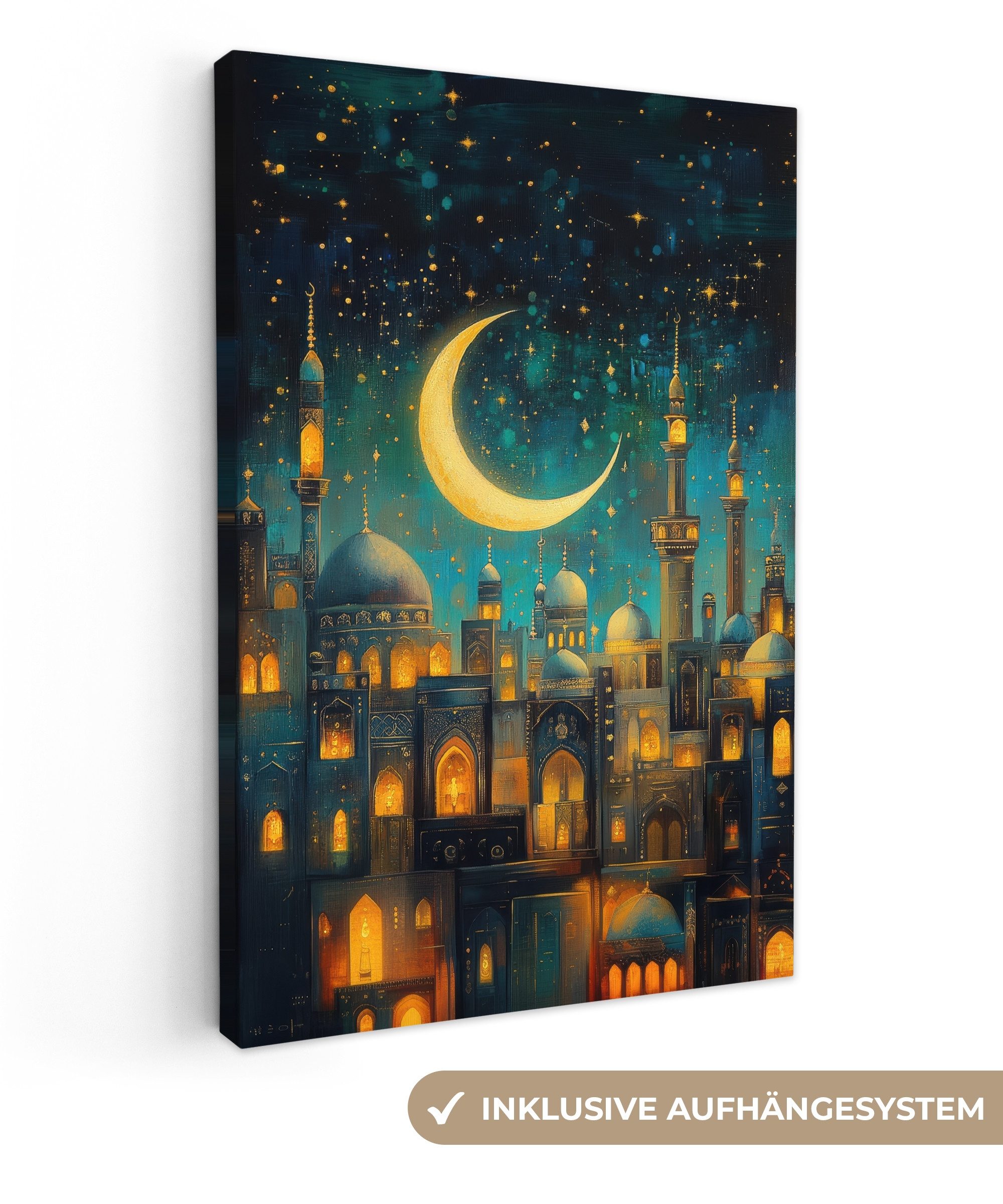 OneMillionCanvasses® Leinwandbild Islamisch - Moschee - Ramadan - Islam, Fo günstig online kaufen