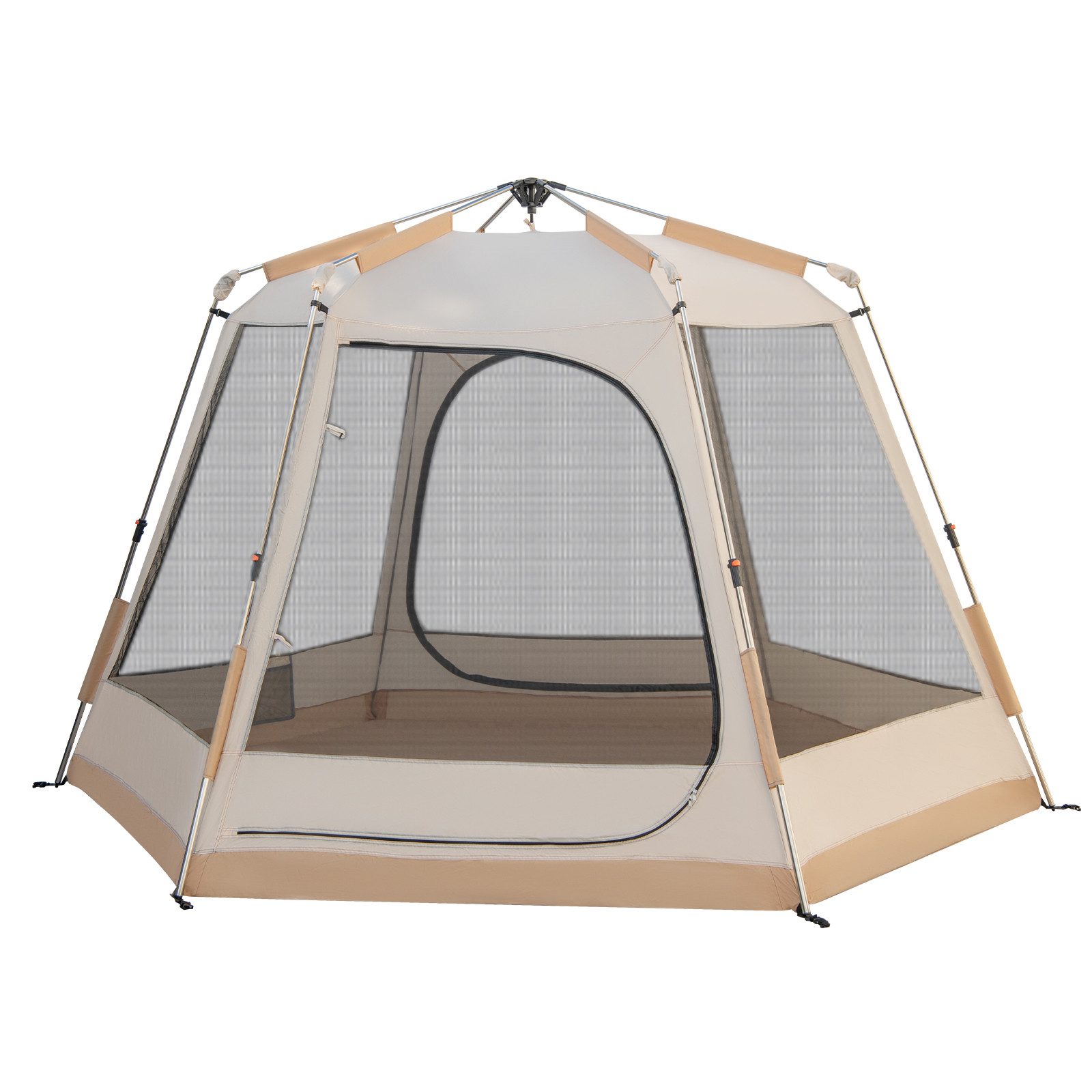 COSTWAY Wurfzelt, Personen: 6, Campingzelt, 330 x 270 x 200cm