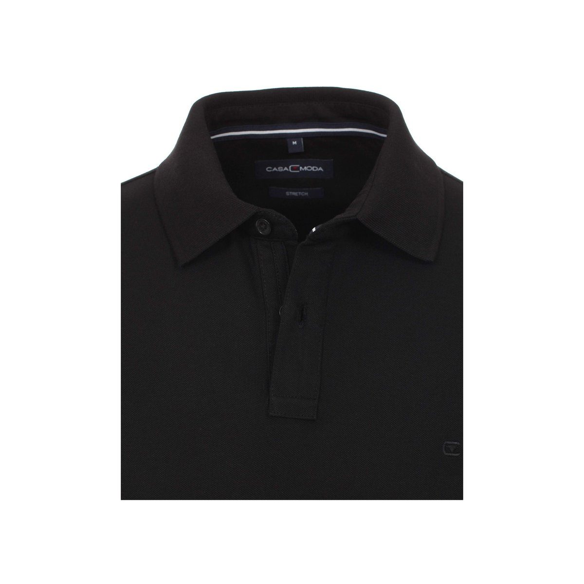 regular CASAMODA schwarz Poloshirt (1-tlg)