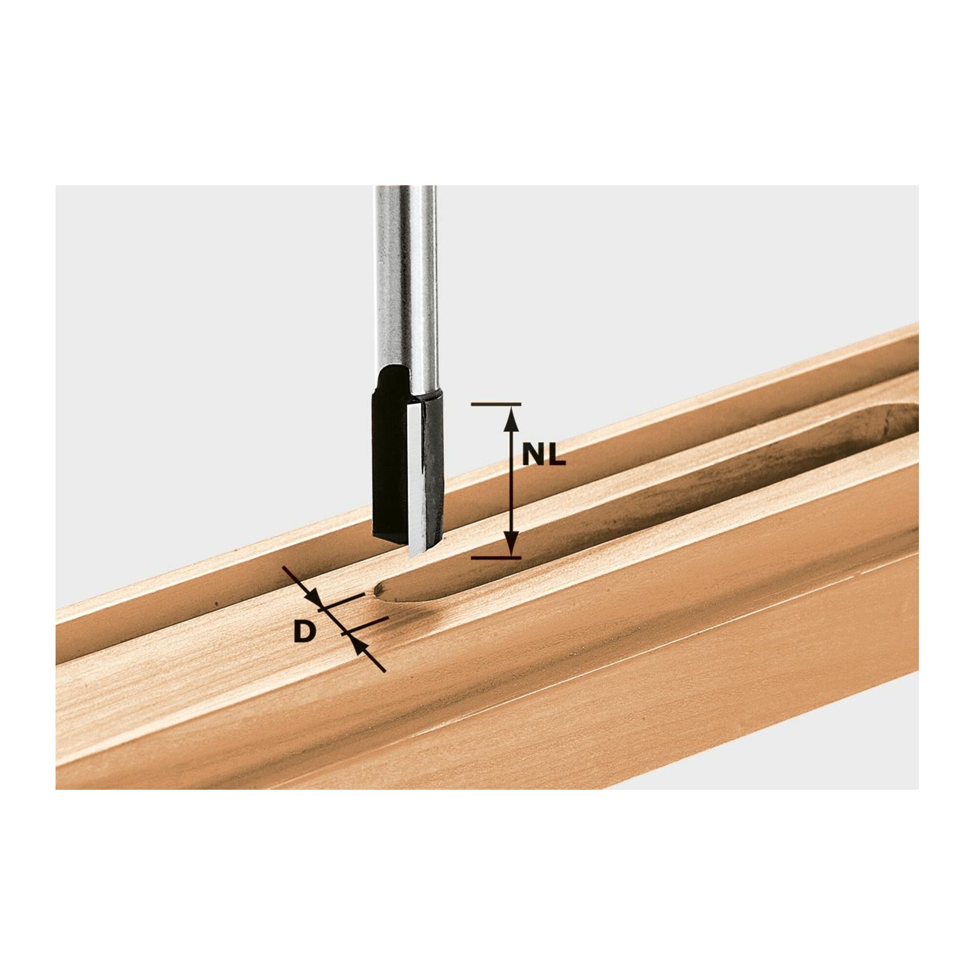 FESTOOL Fräse Festool Nutfräser HW Schaft 8 mm HW S8 D10/20