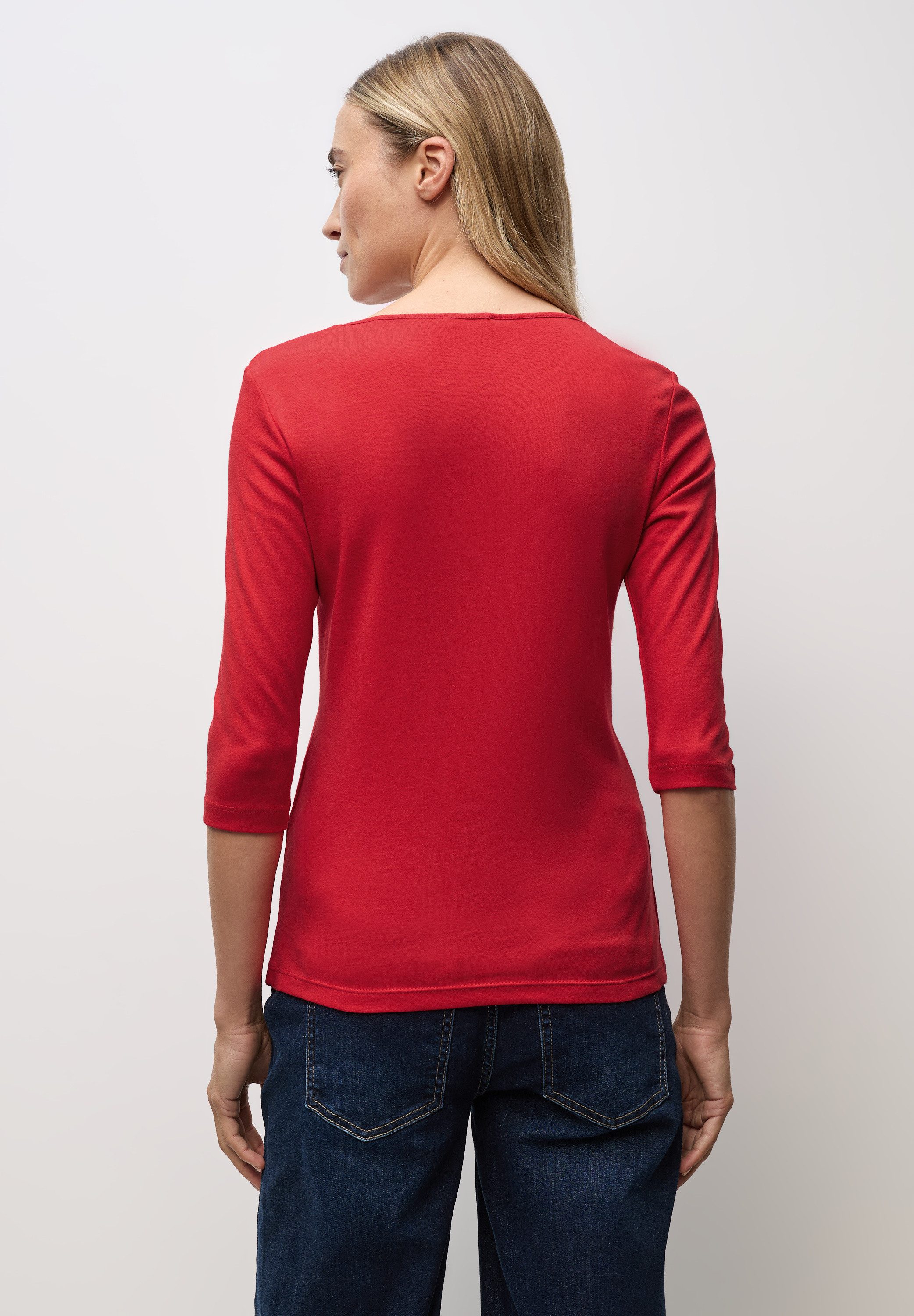 STREET ONE 3/4-Arm-Shirt mit Rundhalsausschnitt günstig online kaufen