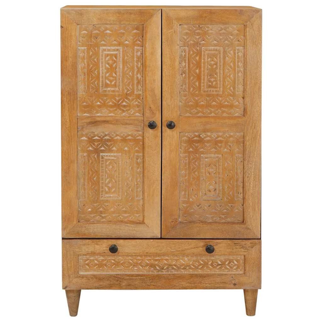 vidaXL Highboard Highboard 60 x 33 x 100 cm Massivholz (1 St)