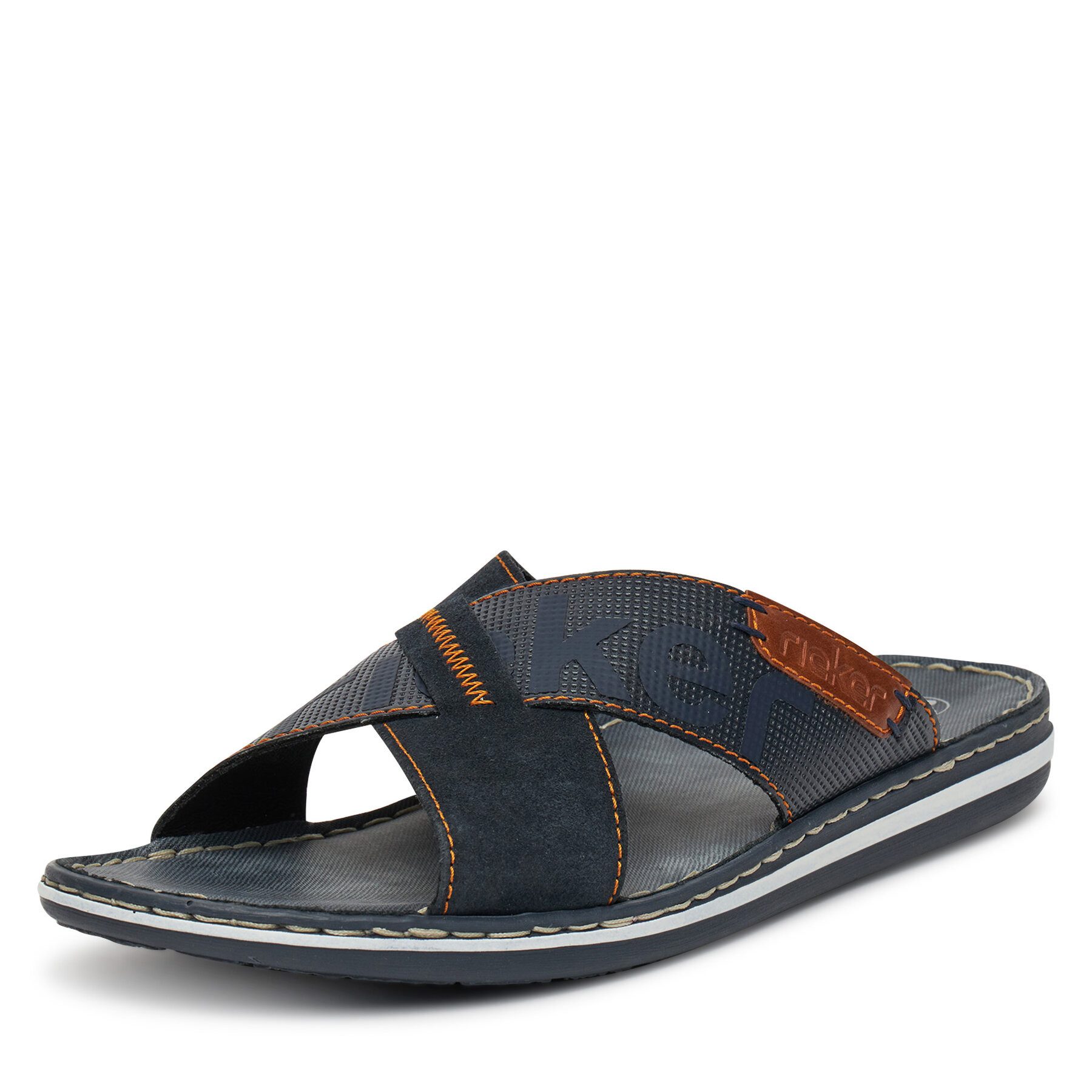 Rieker Rieker Herren-Flip-Flops, Marineblau, 21098-14 Badepantolette