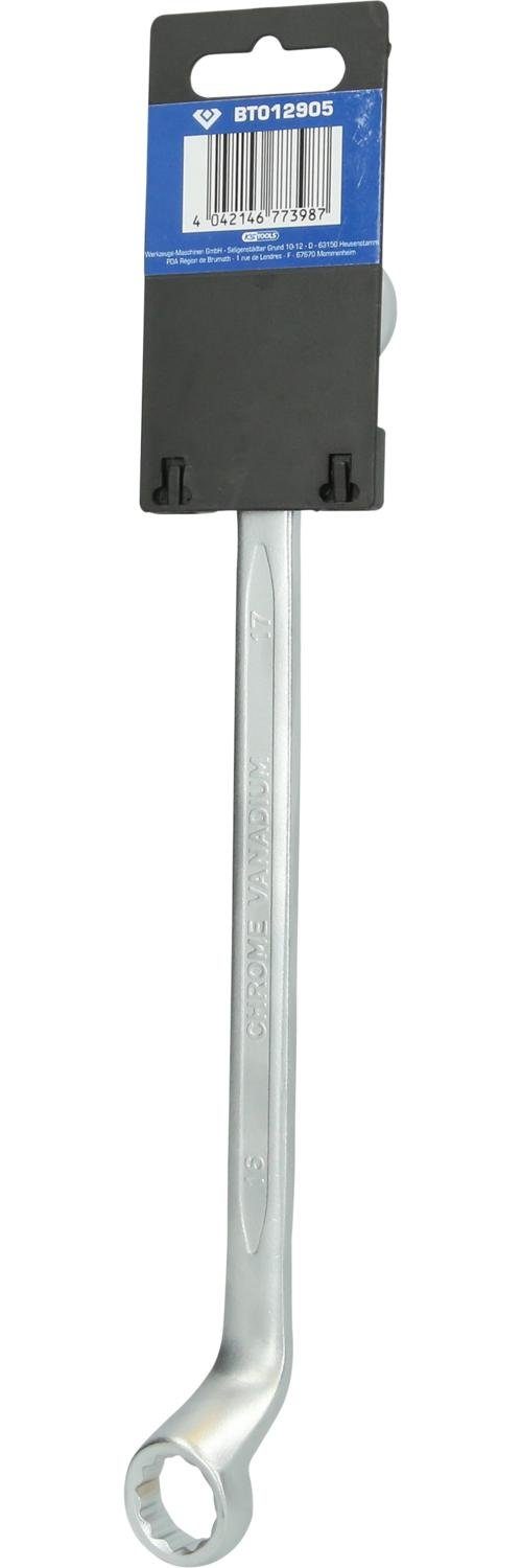 Brilliant Tools Ringschlüssel Doppel-Ringschlüssel, 16 mm gekröpft, x 17