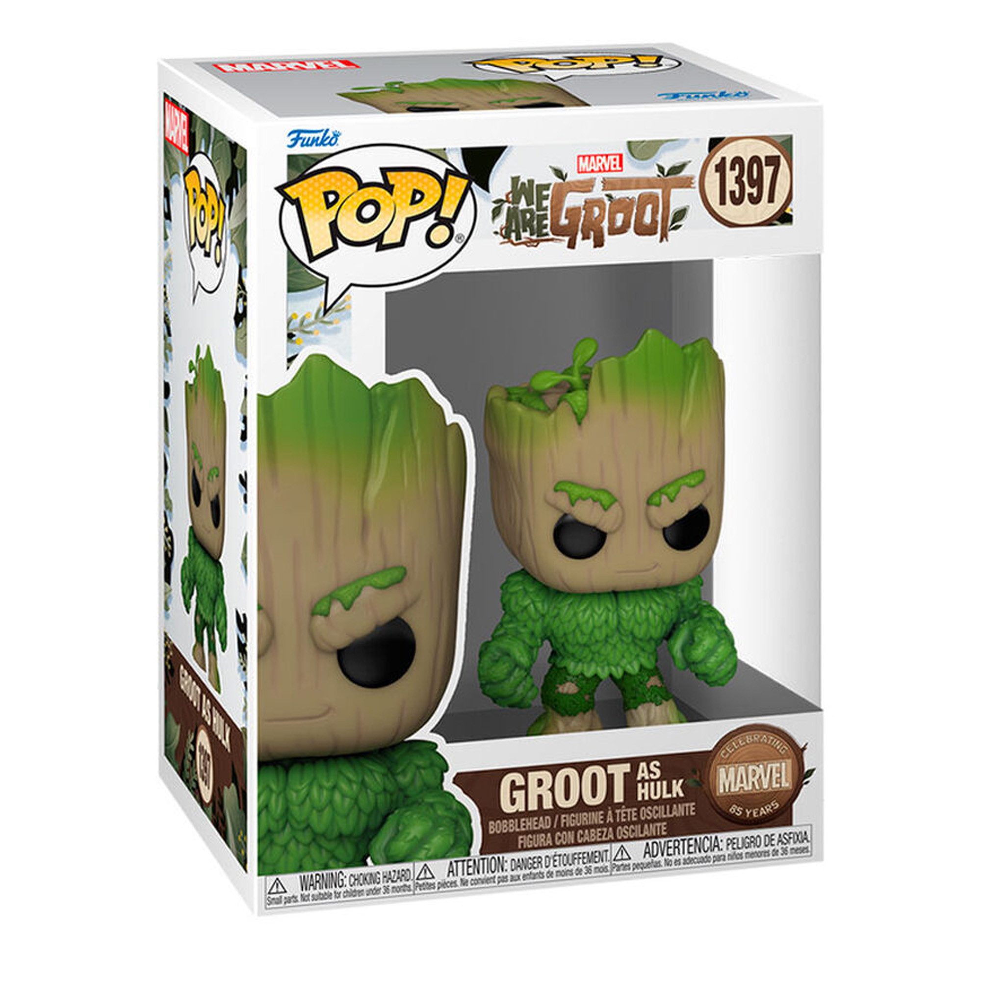 Funko Actionfigur POP! Groot als Hulk 1397 - Marvel We are Groot