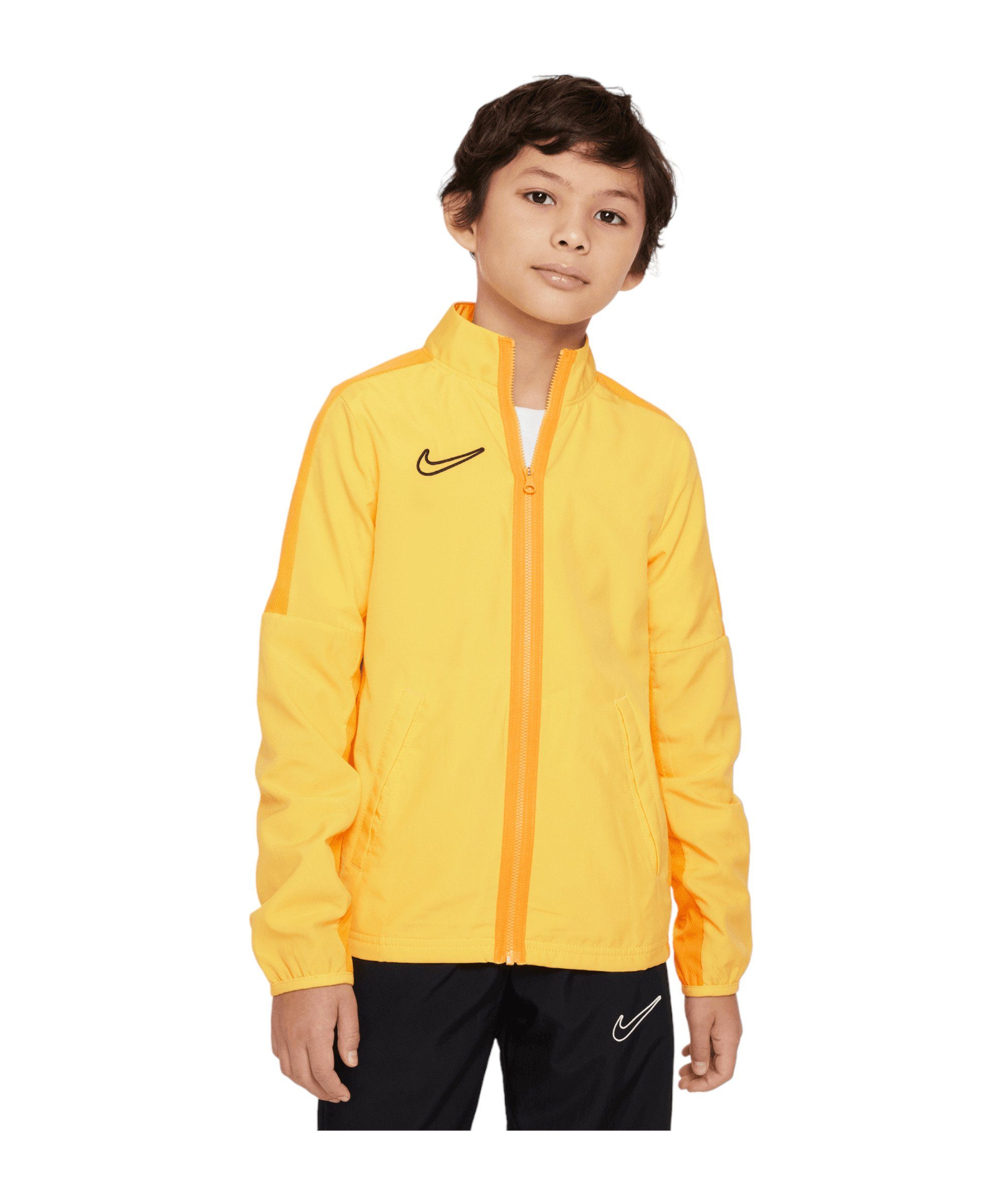 Nike Sweatjacke Academy 23 Woven Trainingsjacke Kids gelbgoldschwarz