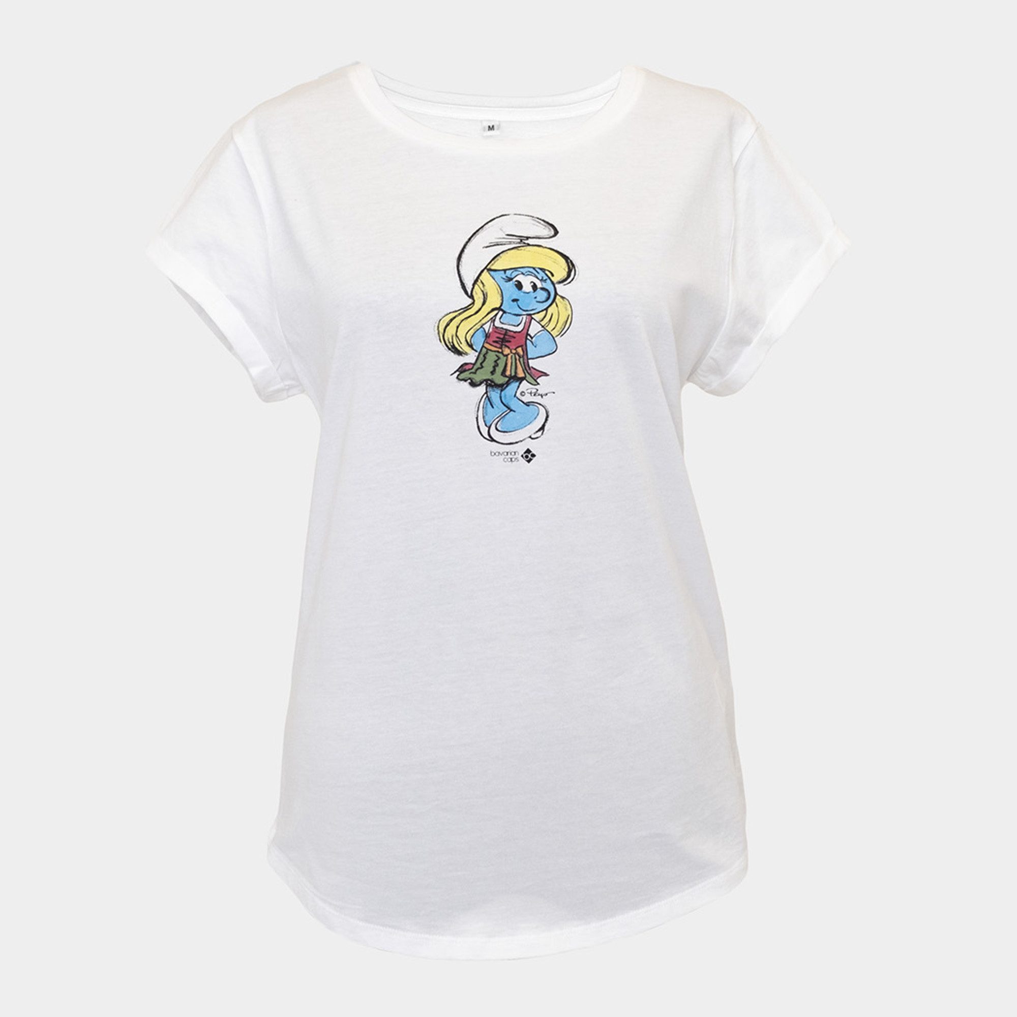 Bavarian Caps T-Shirt Bavarian Caps Damen T-Shirt Schlumpfine (T-Shirt)