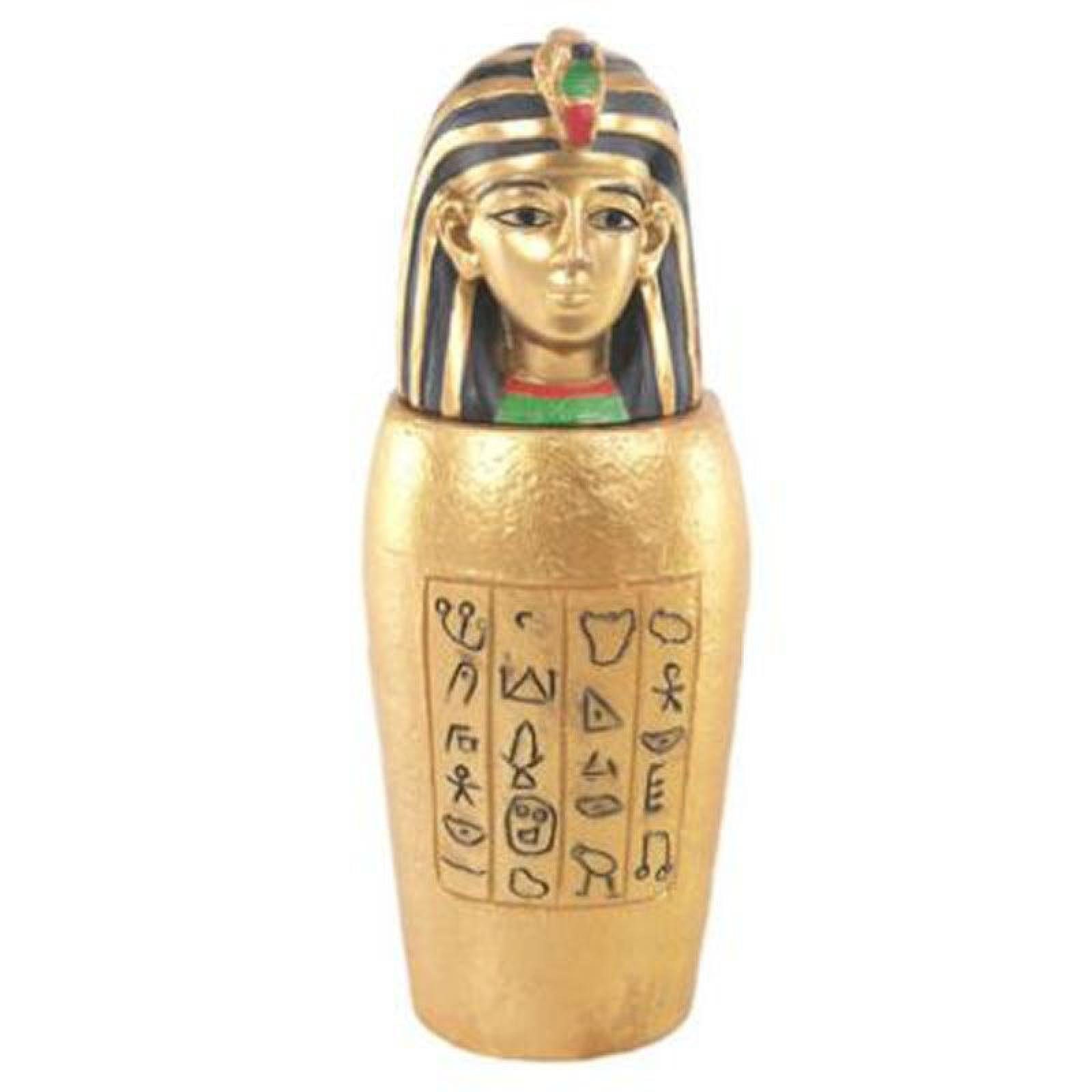 Puckator Dekoobjekt Stück) (pro Ägyptisches Kanope Gefäß Goldenes