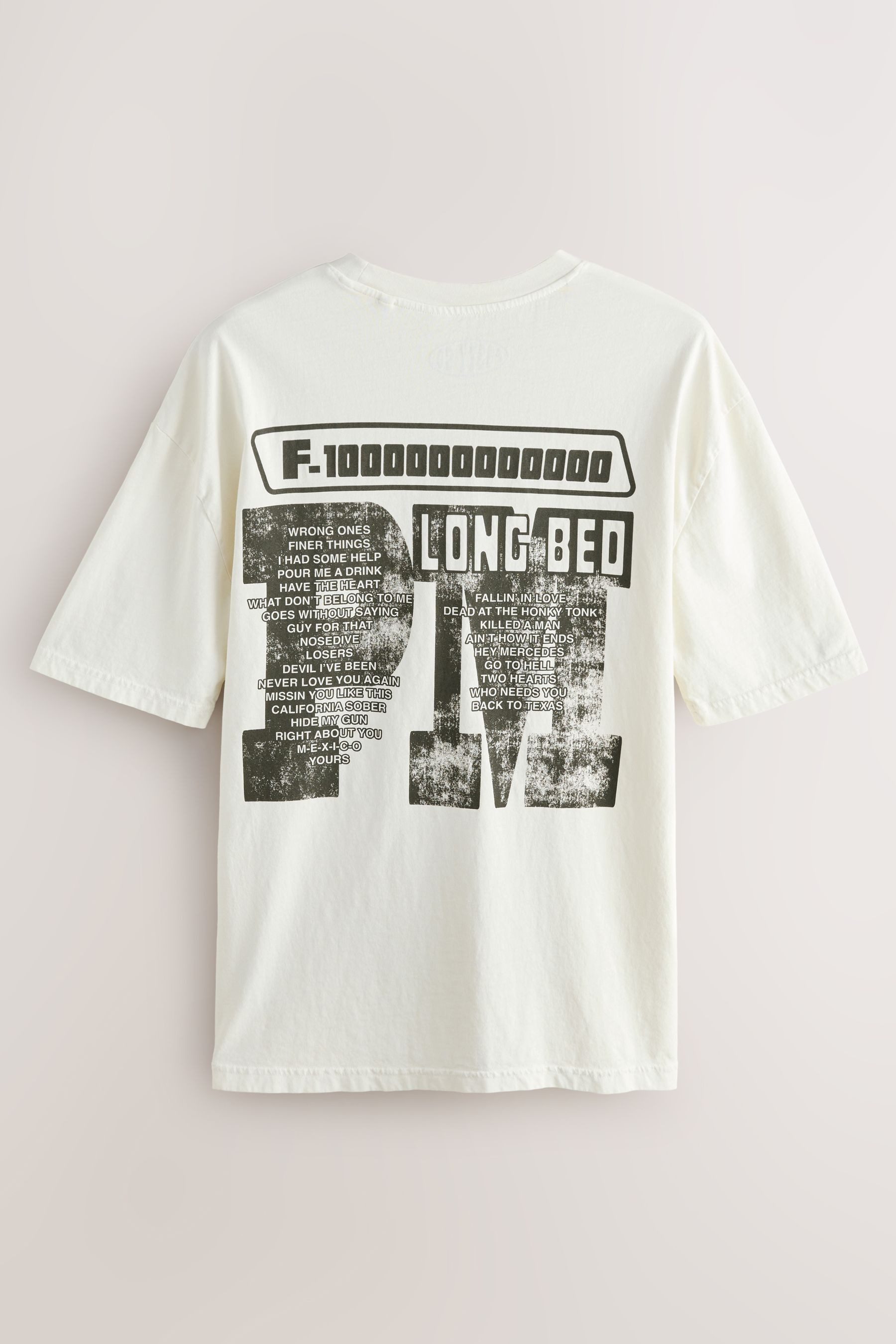 Next T-Shirt Regular Fit Band-T-Shirt mit günstig online kaufen