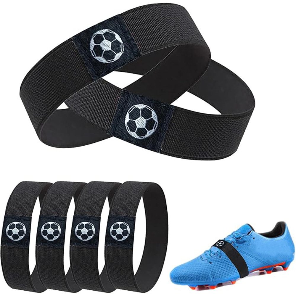 Coonoor Schnürsenkel 6 Stück Schnürsenkel Fixierband Schnürsenkel Schnürsenkelhalter, Verhindern Dass die Fußballschuhe Sich Lösen für Sportschuhe