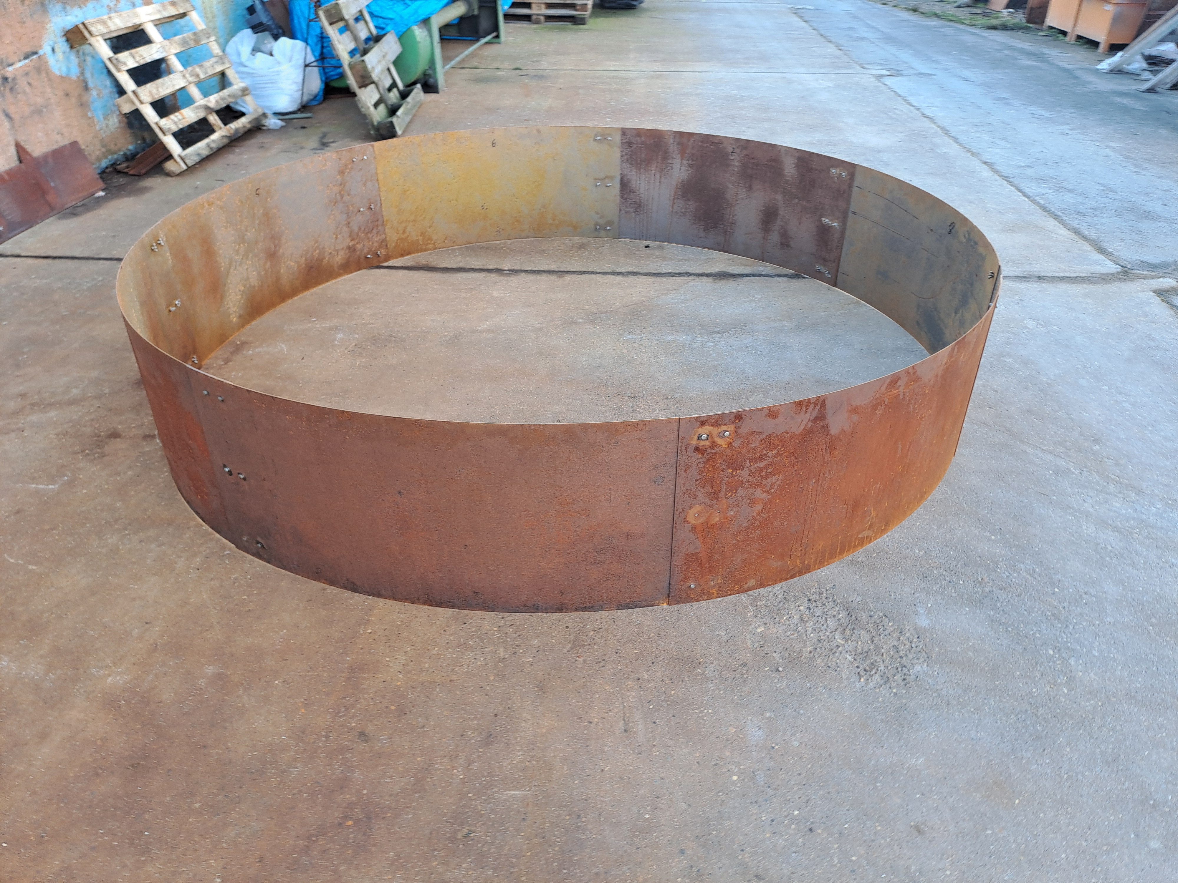 EdelrostPassion Hochbeet, Edelrost, rund, Metall Durchmesser 100cm bis 200cm Höhe:50 bis 80cm