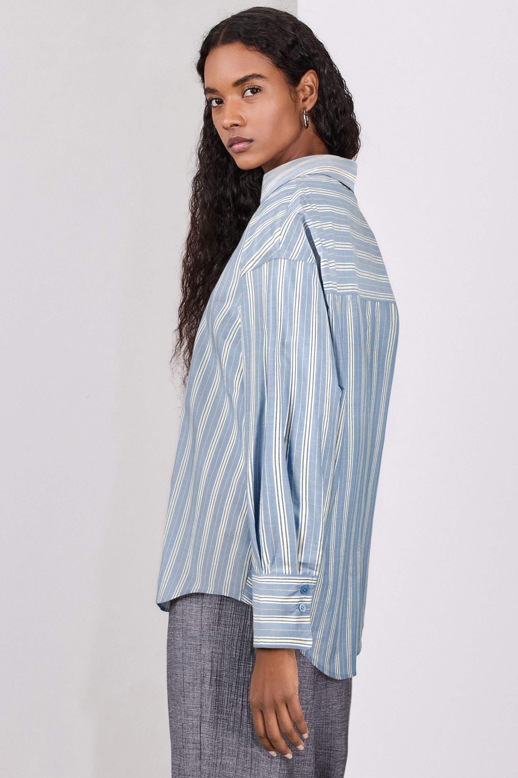 Next Hemdbluse Oversized Fit Boyfriend-Hemd mit langen Ärmeln (1-tlg)