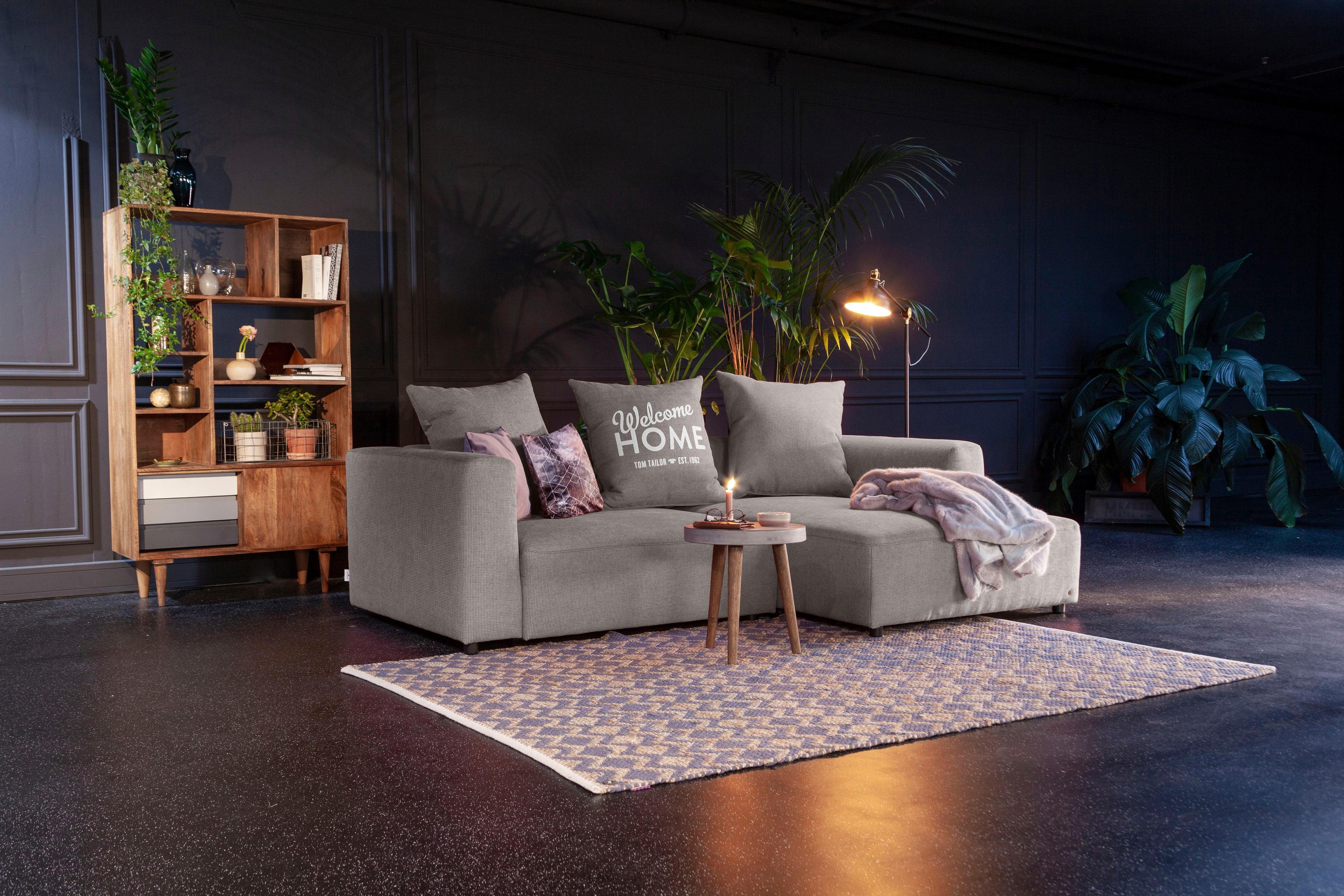 TOM TAILOR HOME Ecksofa HEAVEN CASUAL S, aus der COLORS COLLECTION, wahlweise mit Bettfunktion & Bettkasten